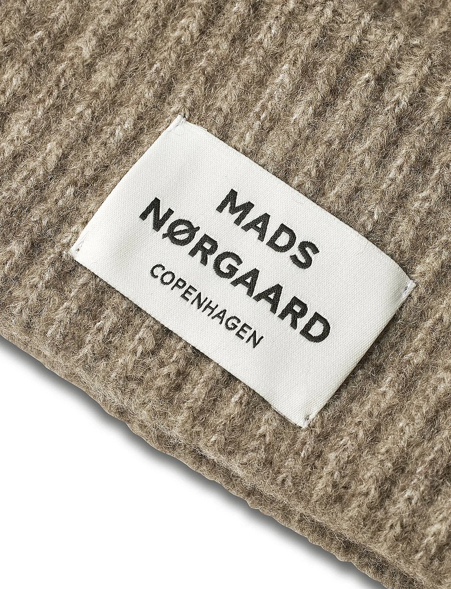 Mads Nørgaard - Tosca Anju Hat - kootud mütsid - roasted cashew - 1