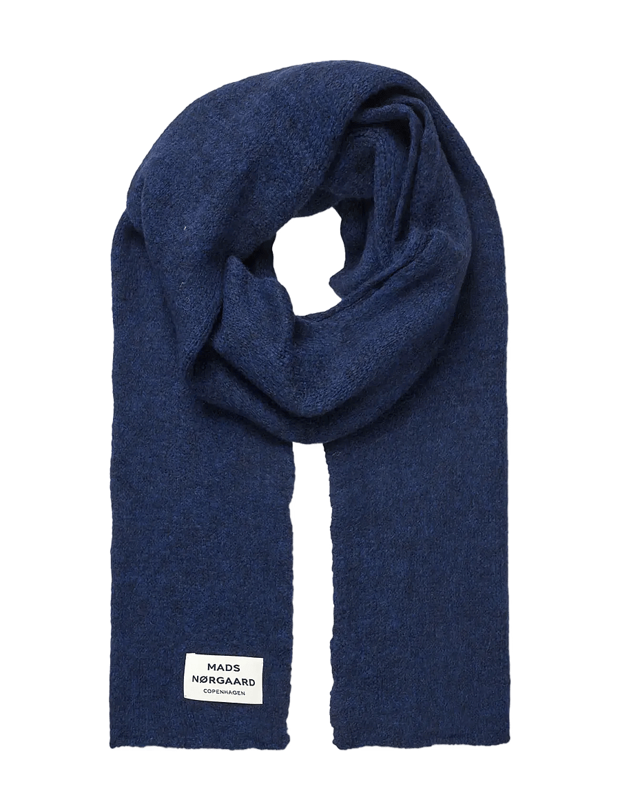 Mads Nørgaard - Tosca Alona Scarf - kerged sallid - peacoat - 0