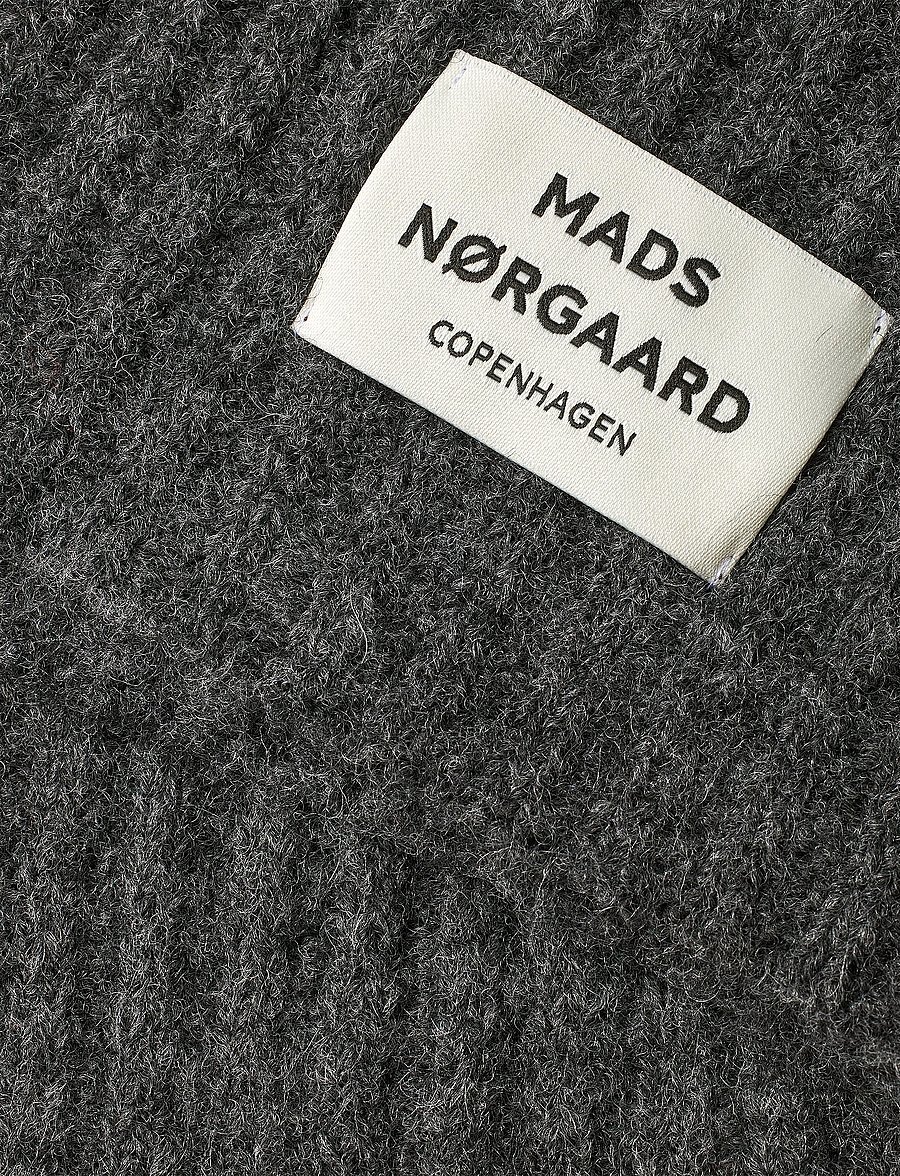 Mads Nørgaard - Tosca Snatie Neck Piece - modetrends - dark grey melange - 1