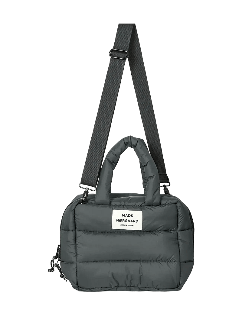 Mads Nørgaard - Light Ripstop Boxy Bag - modetrender - asphalt - 0
