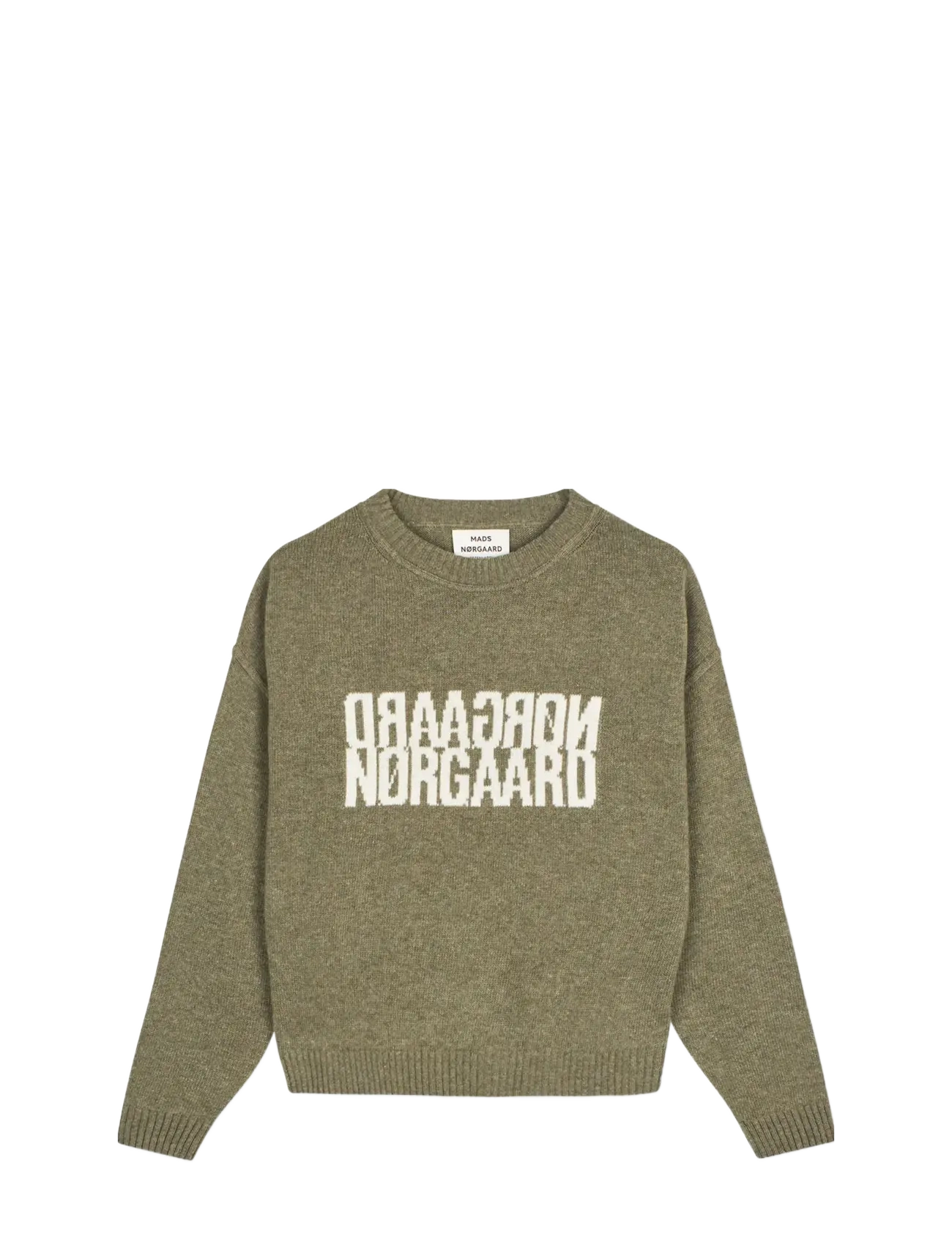 Mads Nørgaard Yota Knit Tilona Sweater - Striktrøjer - BUNGEE CORD / khaki/green