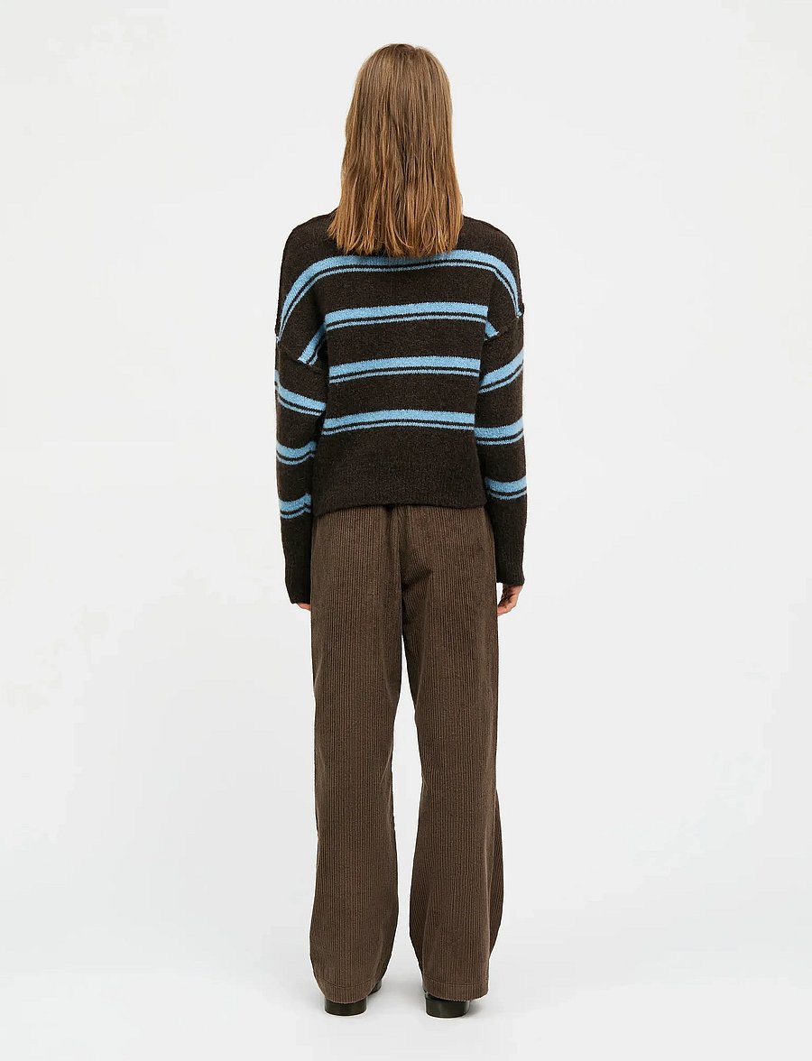 Mads Nørgaard - Alpaca Murphy Sweater - kampsunid - demitasse/frozen fjord - 2