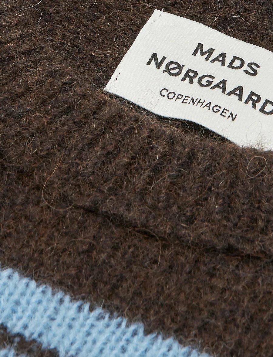 Mads Nørgaard - Alpaca Murphy Sweater - kampsunid - demitasse/frozen fjord - 3