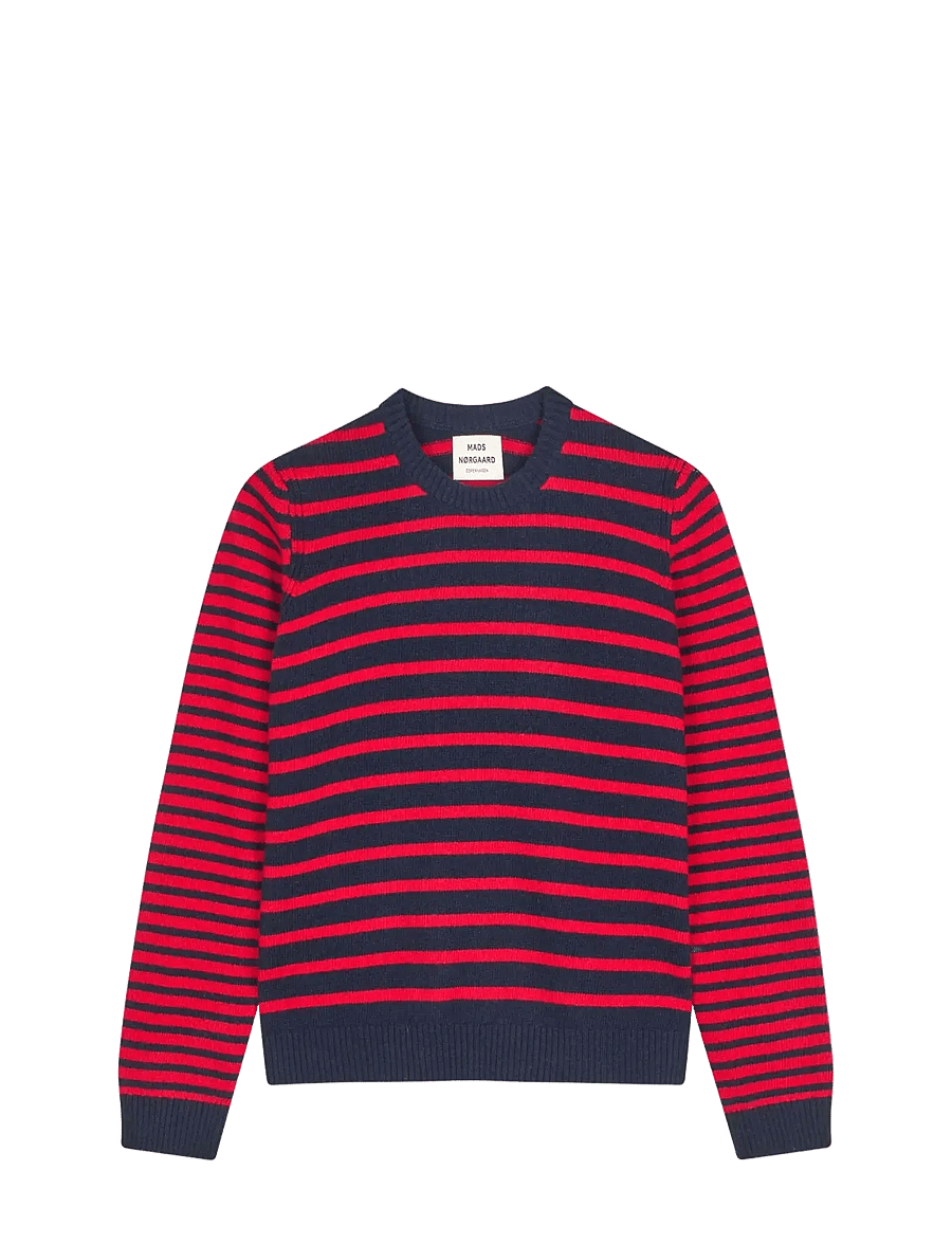 Mads Nørgaard - Cashmere Blend Ingrid Knit - kashmir - deep well/goji berry - 1