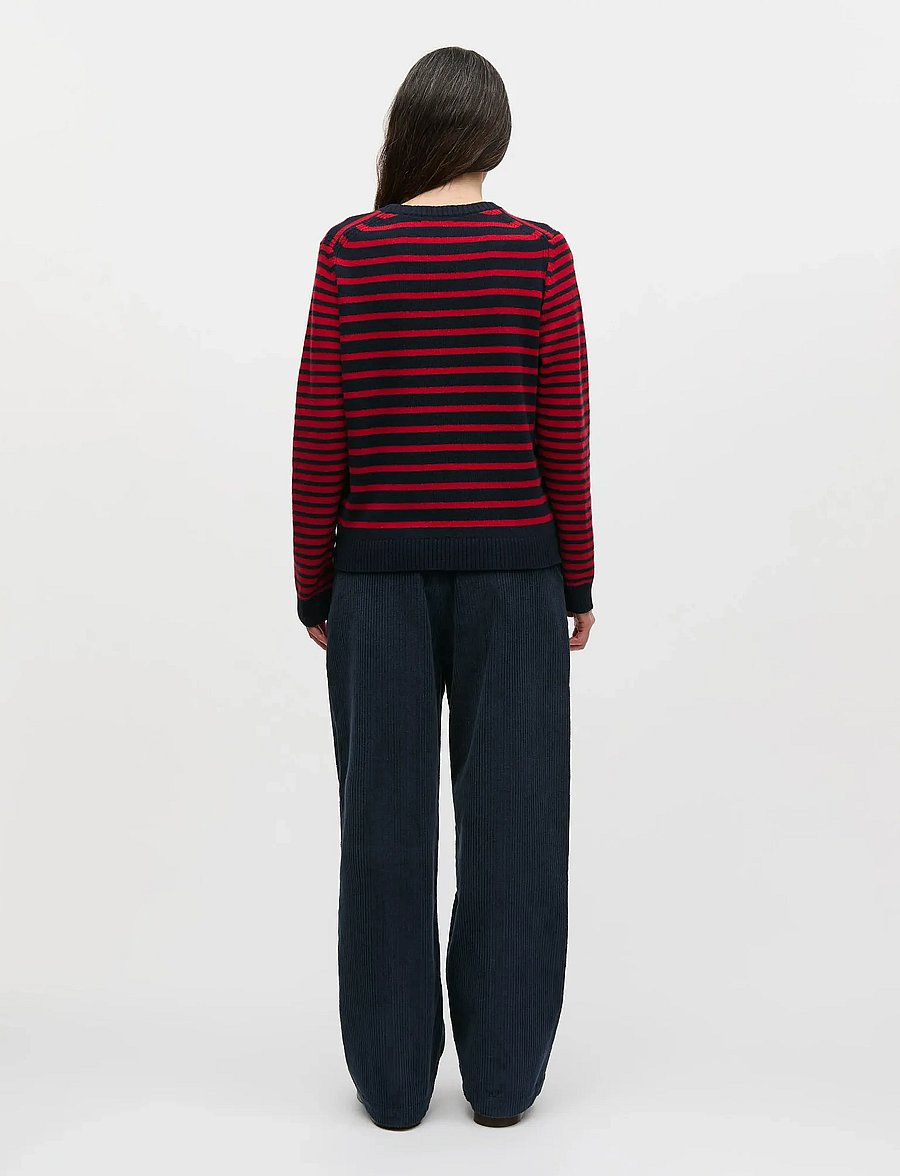 Mads Nørgaard - Cashmere Blend Ingrid Knit - kashmir - deep well/goji berry - 2