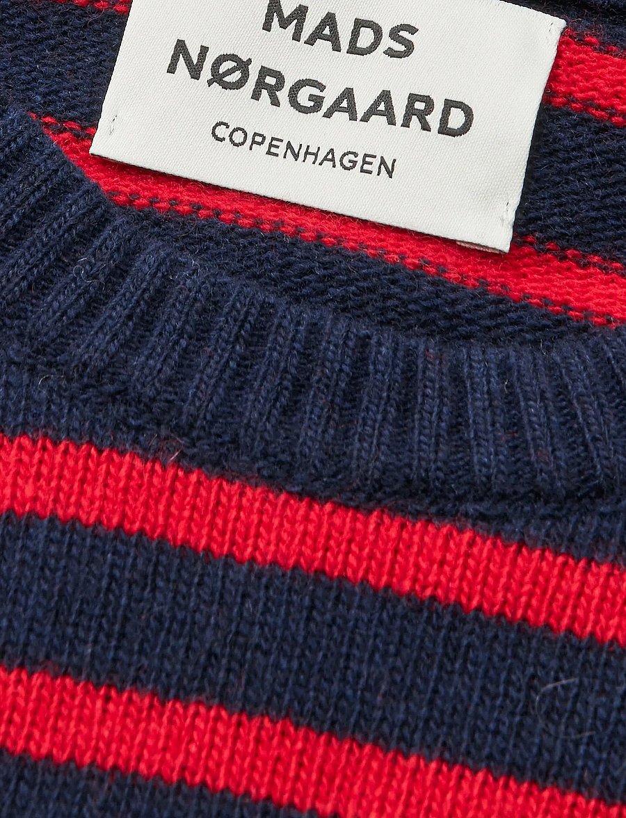 Mads Nørgaard - Cashmere Blend Ingrid Knit - kashmir - deep well/goji berry - 3