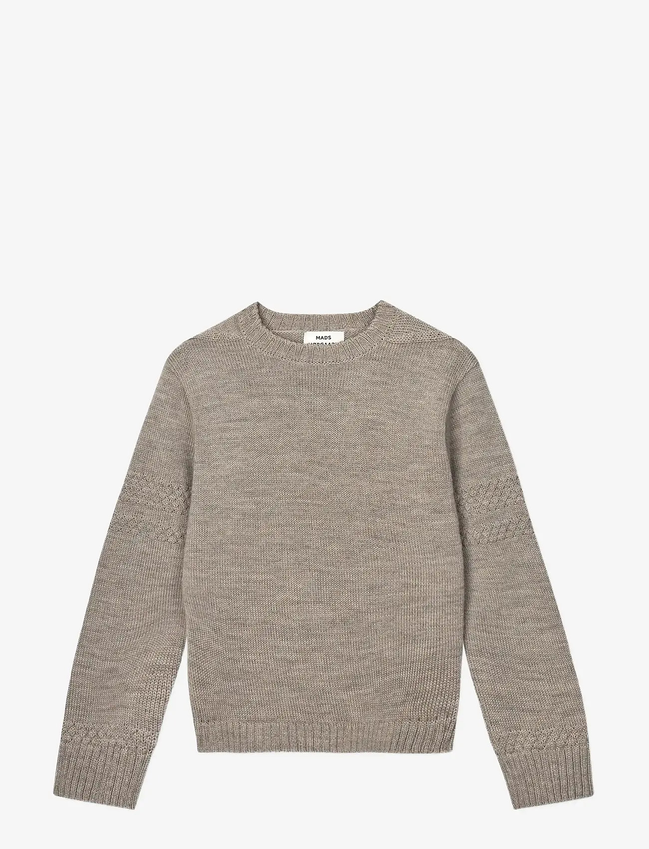 Mads Nørgaard - Wool Karoline Sweater - herbstliche kleidung - beige melange - 0