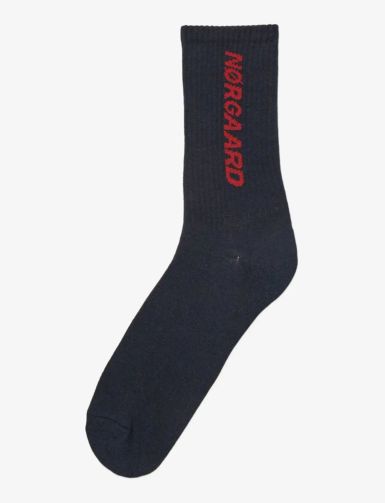 Mads Nørgaard - Sock Single Logo Step - navy - 0
