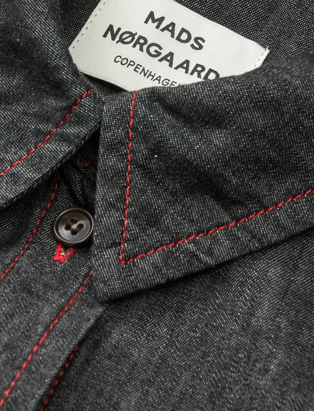 Mads Nørgaard - Air Denim Crissy Dress - skjortekjoler - black - 3