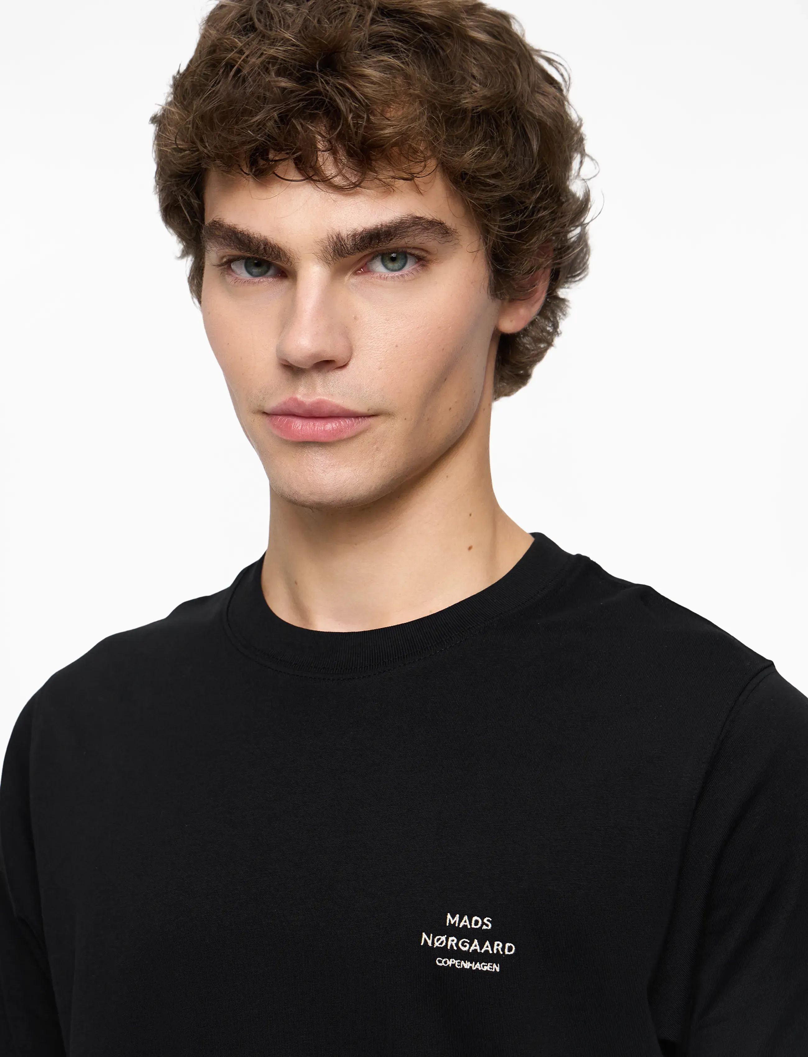 Mads Nørgaard Cotton Jersey Frode Logo Tee Fav t-shirts - bas herr – bild 8