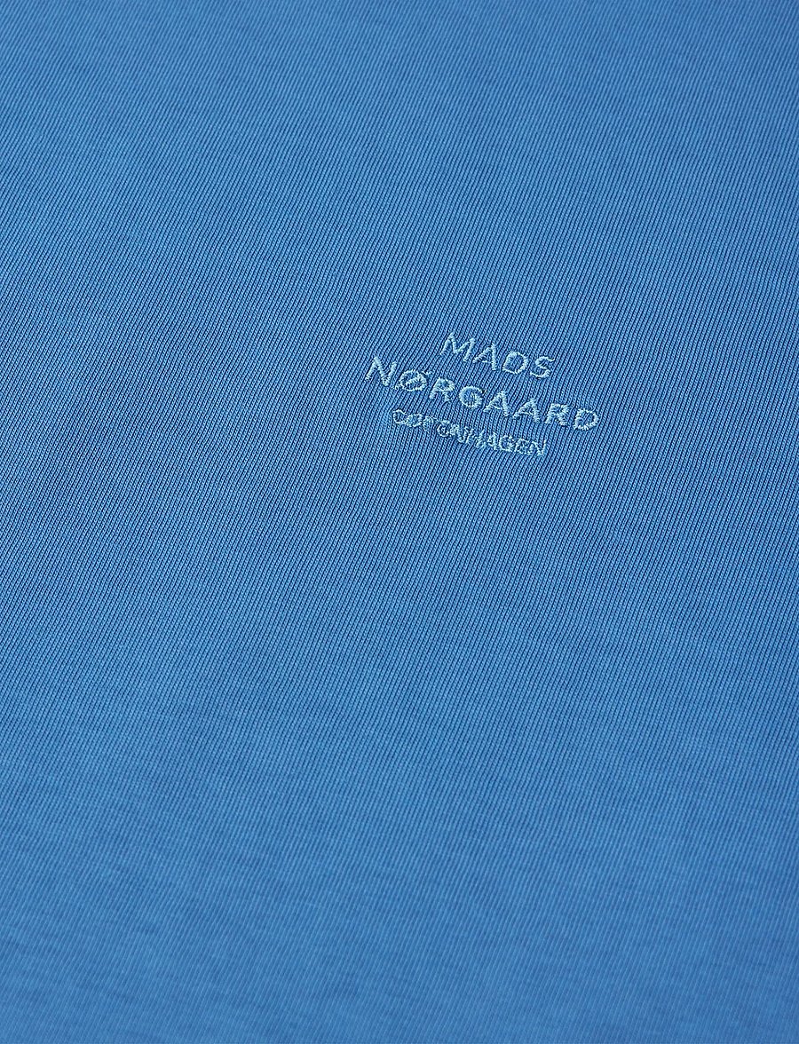 Mads Nørgaard - Cotton Jersey Frode Logo Tee FAV - kurzärmelige t-shirts - bright cobalt - 3