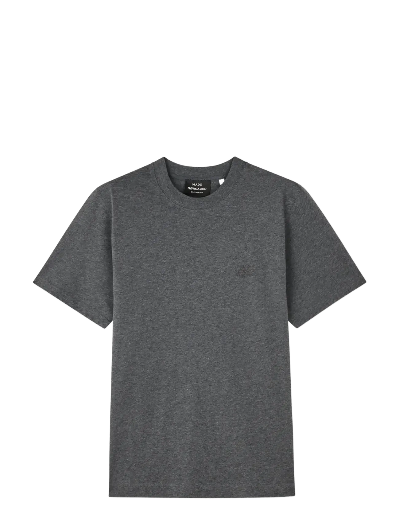 Mads Nørgaard Cotton Jersey Frode Logo Tee FAV - T-särgid - DARK GREY MELANGE / grey