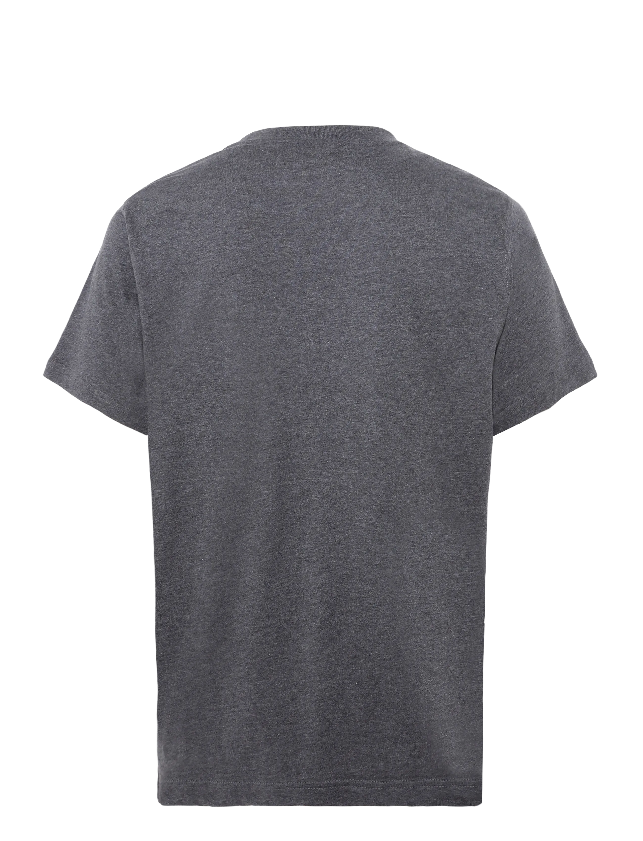 Mads Nørgaard - Cotton Jersey Frode Logo Tee FAV - kortærmede t-shirts - dark grey melange - 1