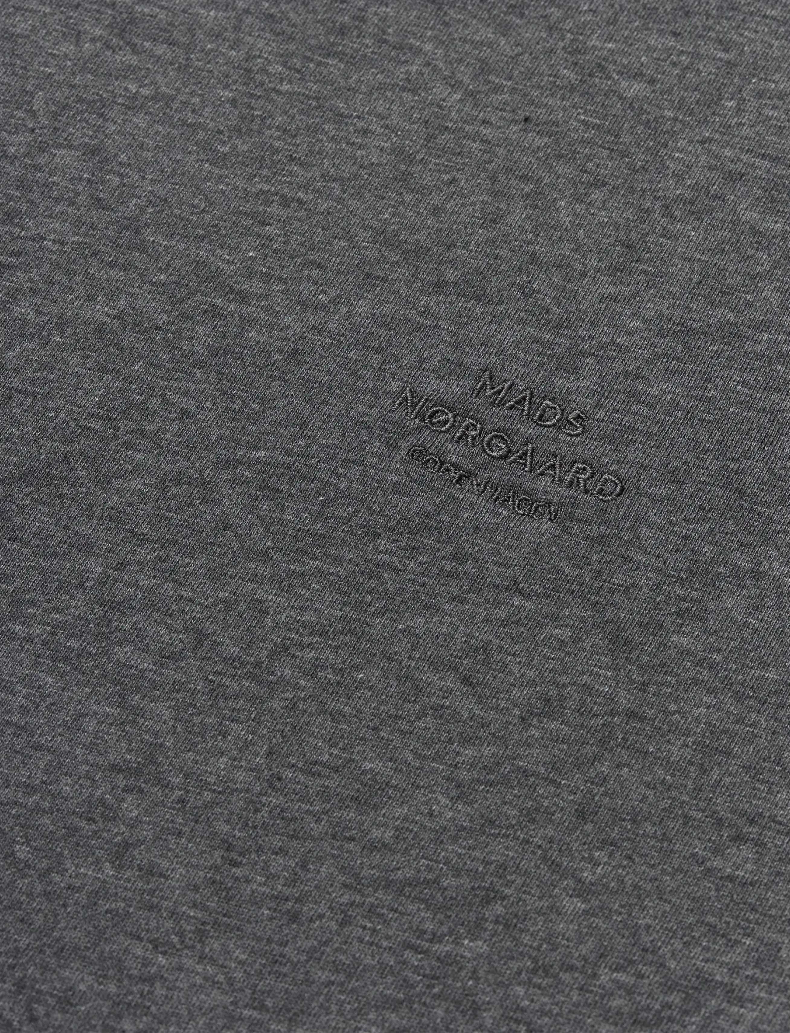 Mads Nørgaard - Cotton Jersey Frode Logo Tee FAV - lühikeste varrukatega t-särgid - dark grey melange - 1