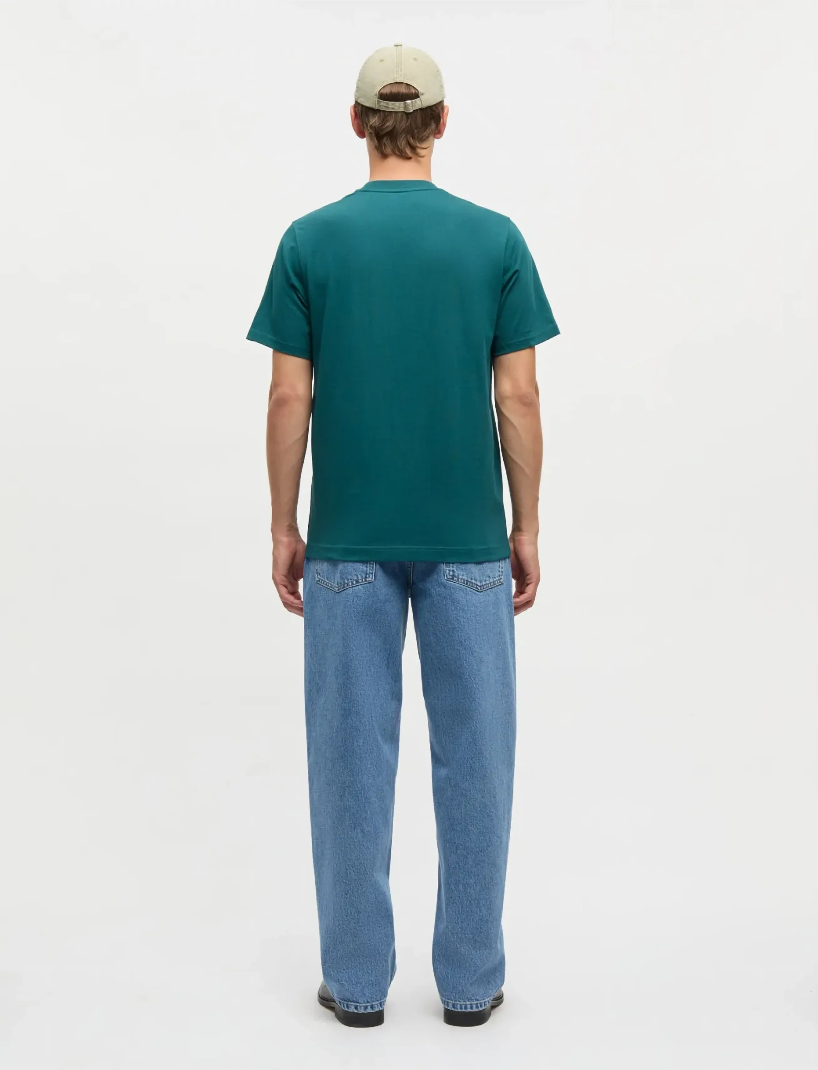 Mads Nørgaard - Cotton Jersey Frode Logo Tee FAV - kortærmede t-shirts - deep sea - 2