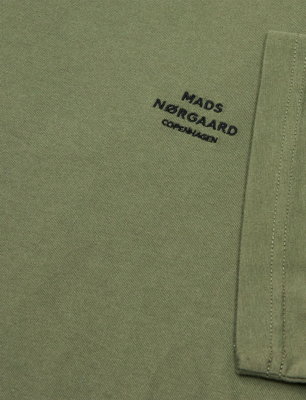 Mads Nørgaard - Cotton Jersey Frode Logo Tee FAV - lyhythihaiset - four leaf clover - 1