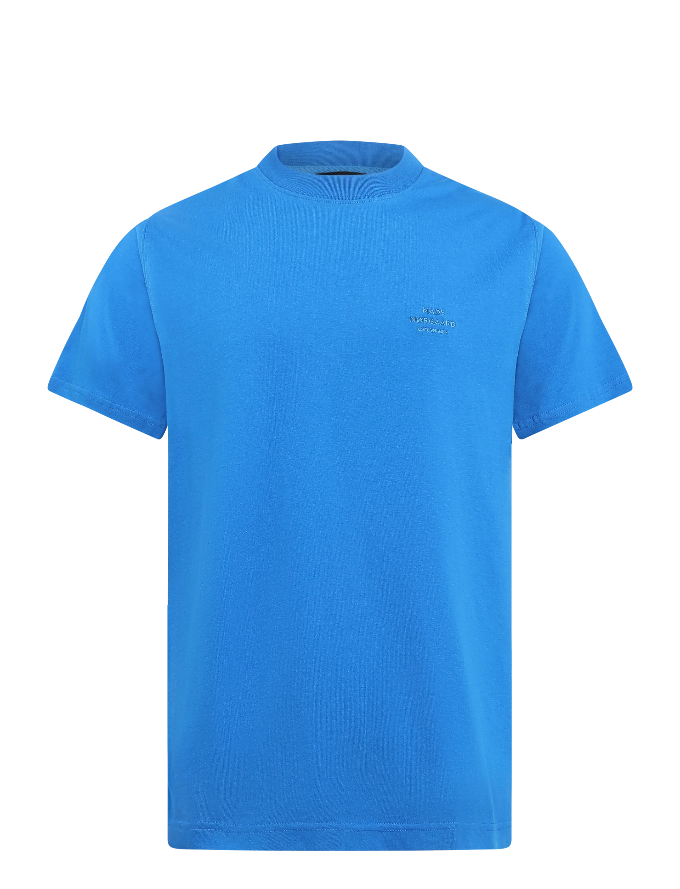 Mads Nørgaard - Cotton Jersey Frode Logo Tee FAV - kurzärmelige t-shirts - lapis blue - 1