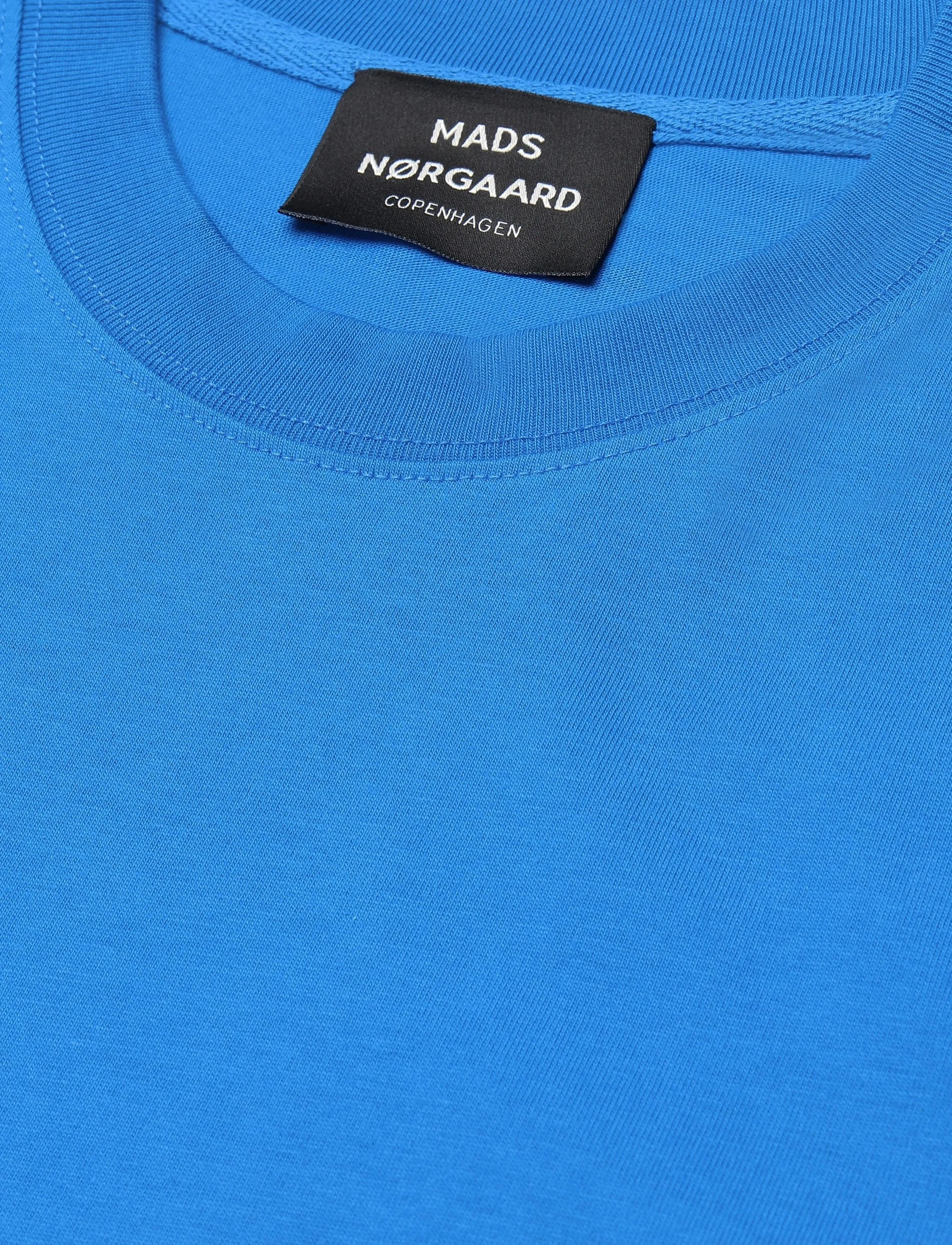 Mads Nørgaard - Cotton Jersey Frode Logo Tee FAV - kurzärmelige t-shirts - lapis blue - 5