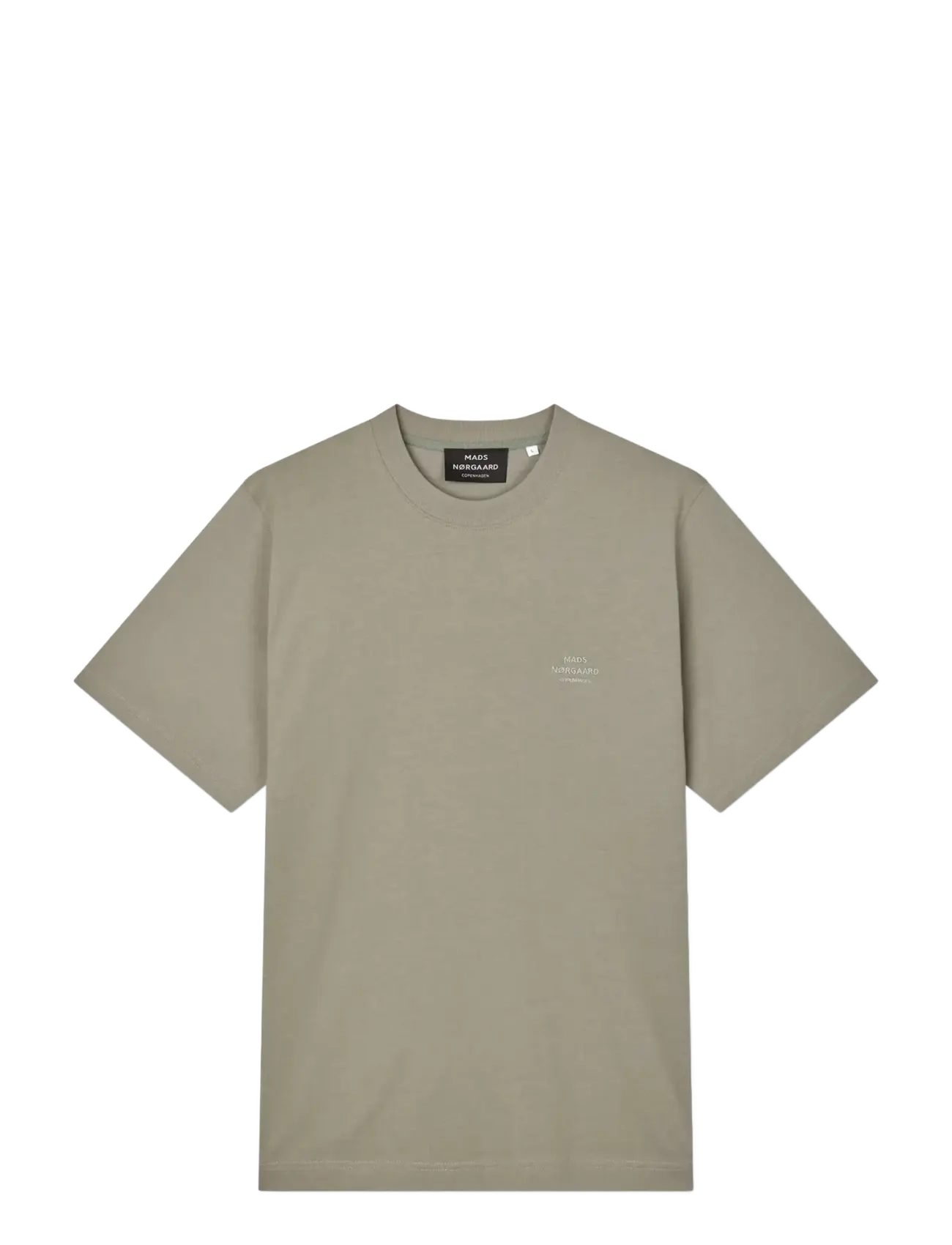 Mads Nørgaard Cotton Jersey Frode Logo Tee FAV - Kurzärmelig - OVERLAND TREK / khaki/green