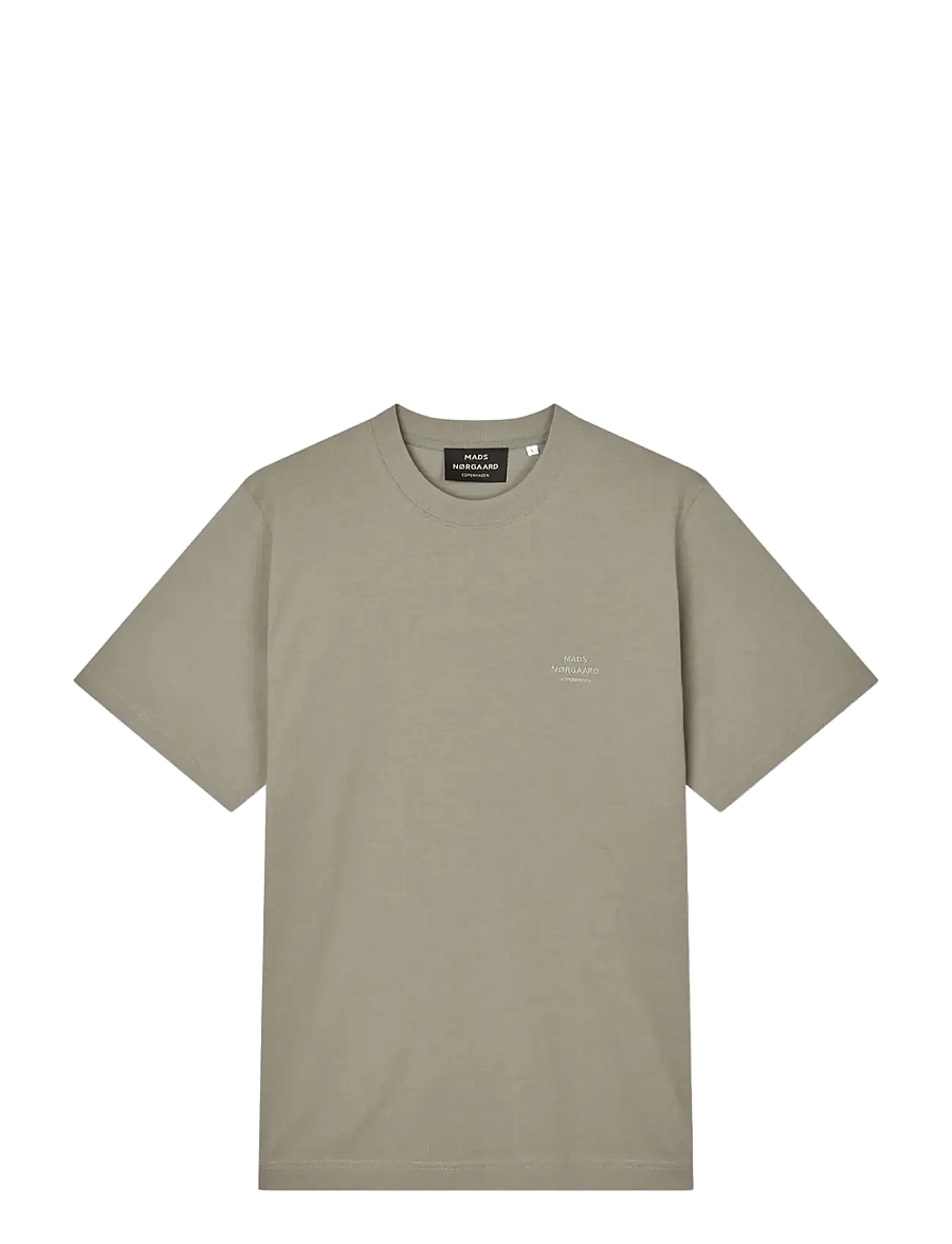 Mads Nørgaard - Cotton Jersey Frode Logo Tee FAV - kurzärmelige t-shirts - overland trek - 0