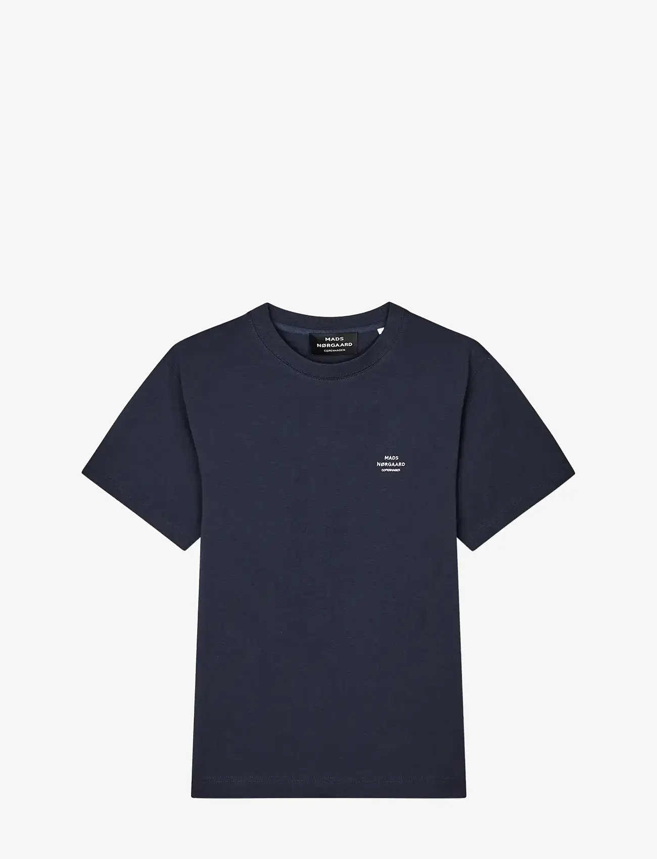 Mads Nørgaard - Cotton Jersey Frode Logo Tee FAV - kurzärmelig - parisian night - 0
