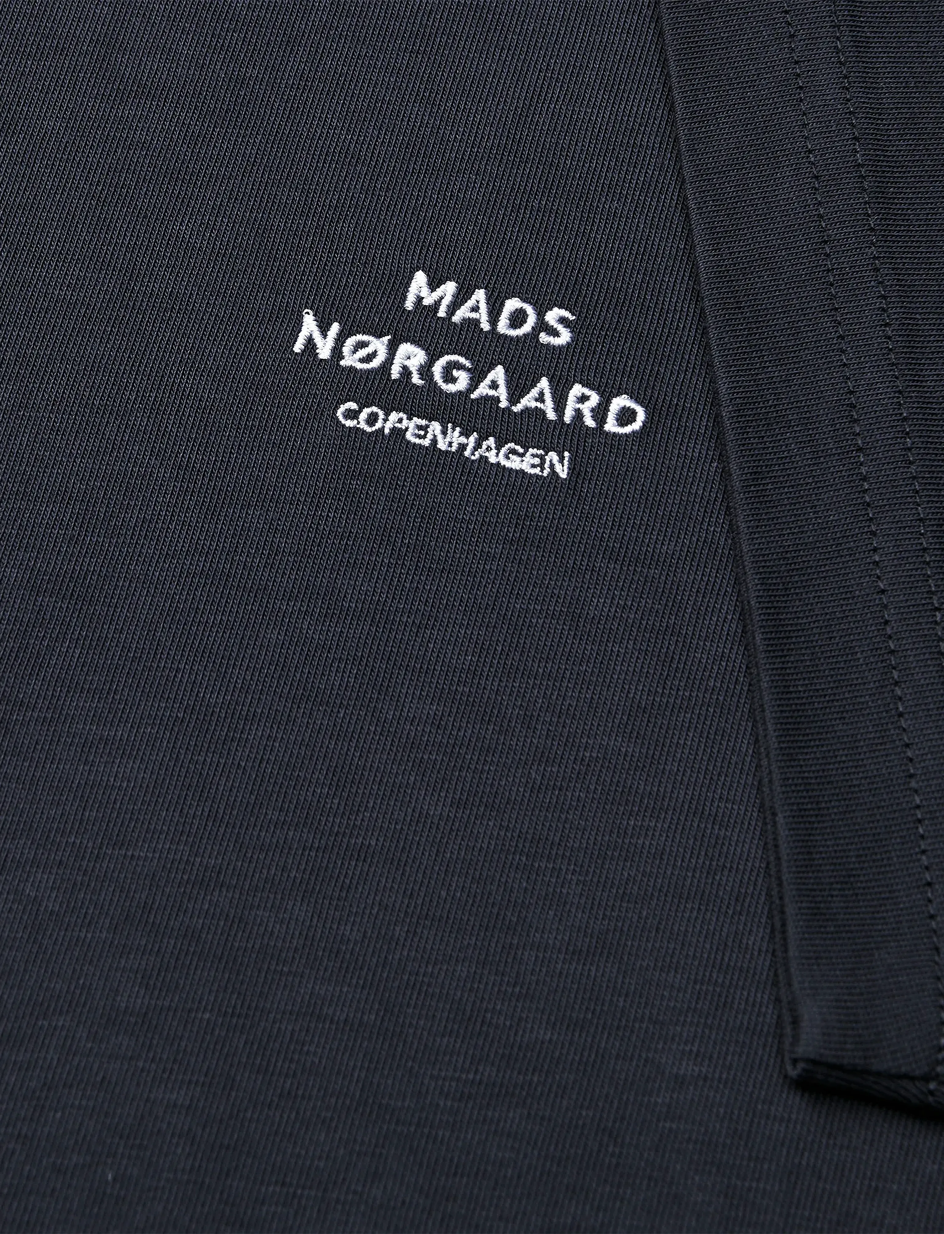 Mads Nørgaard - Cotton Jersey Frode Logo Tee FAV - marškinėliai trumpomis rankovėmis - parisian night - 1