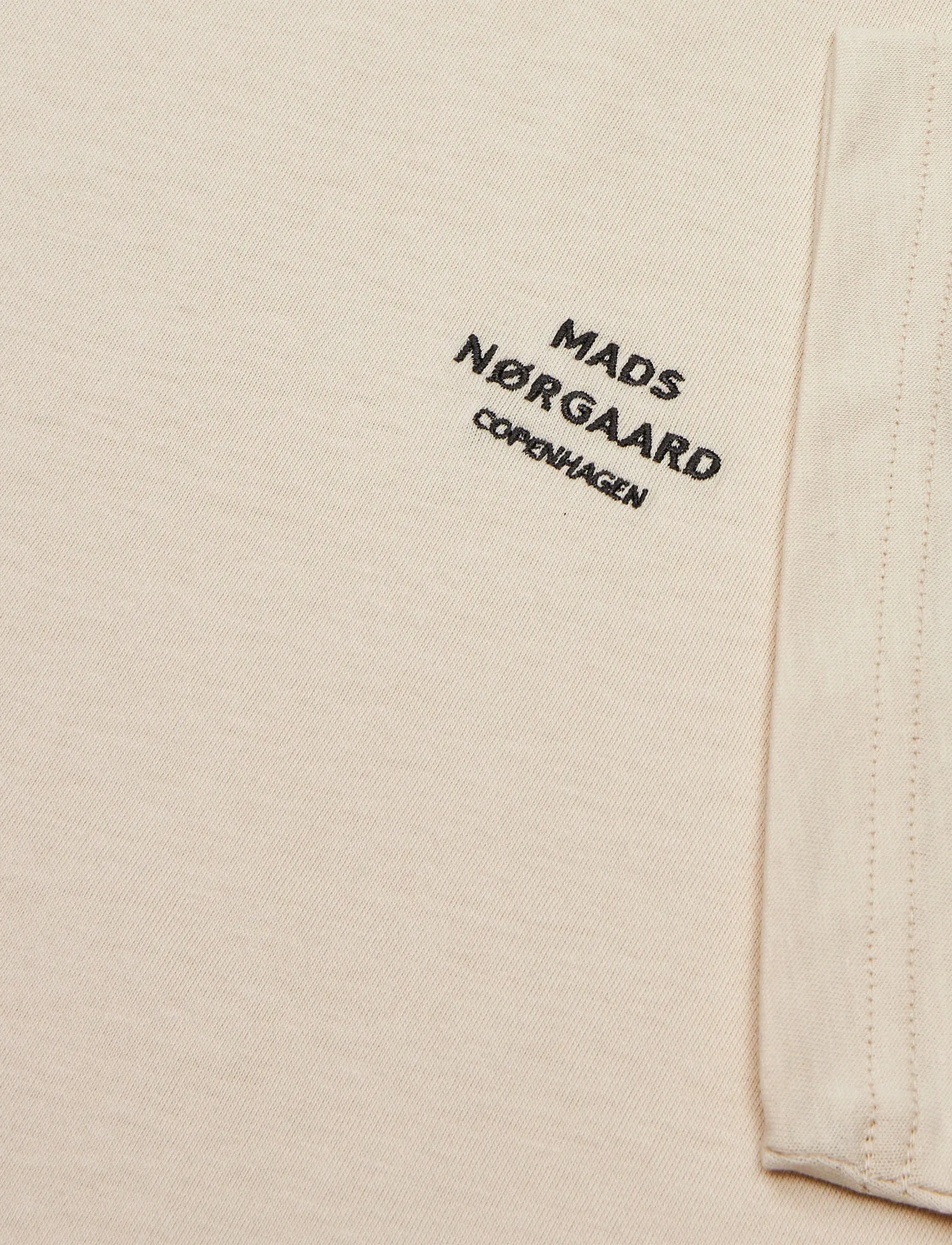 Mads Nørgaard - Cotton Jersey Frode Logo Tee FAV - kortærmede t-shirts - rainy day - 1
