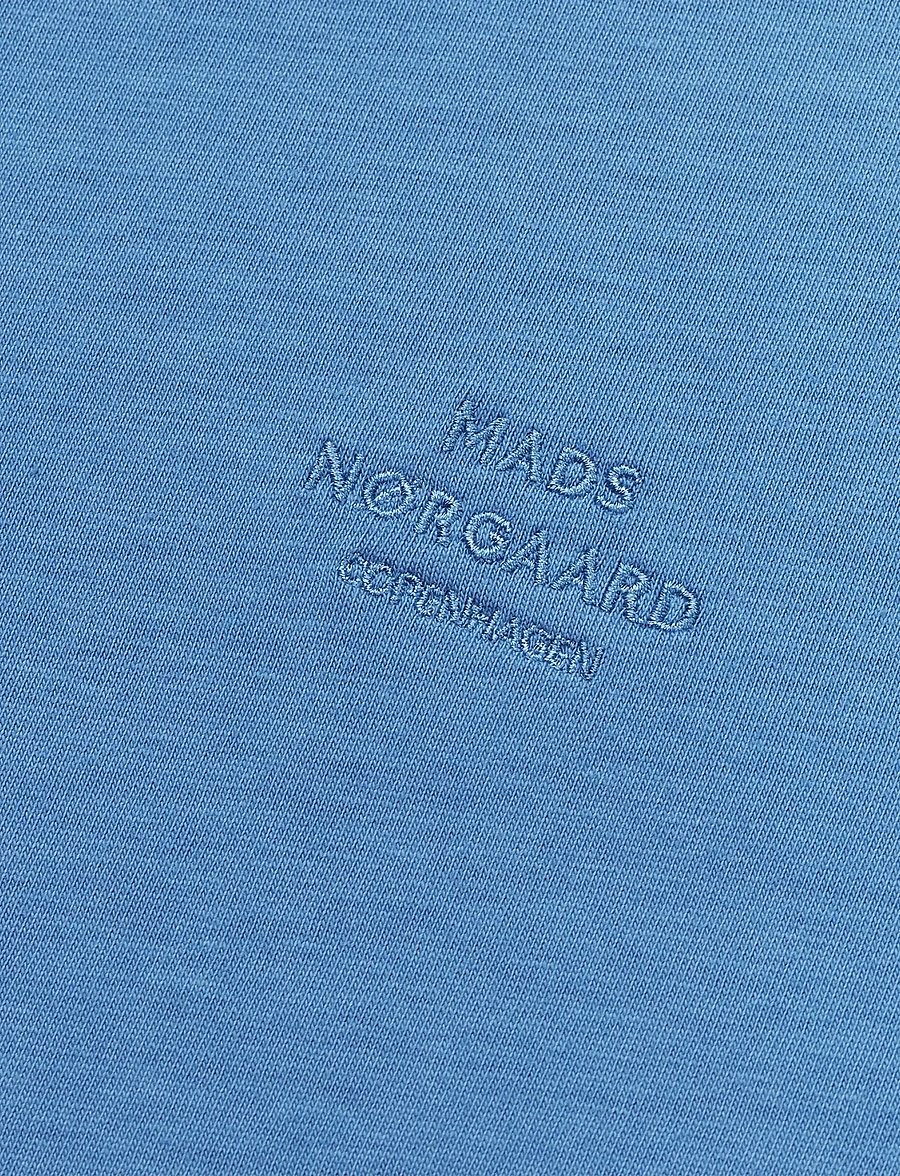 Mads Nørgaard - Cotton Jersey Frode Logo Tee FAV - kurzärmelige t-shirts - riviera - 3