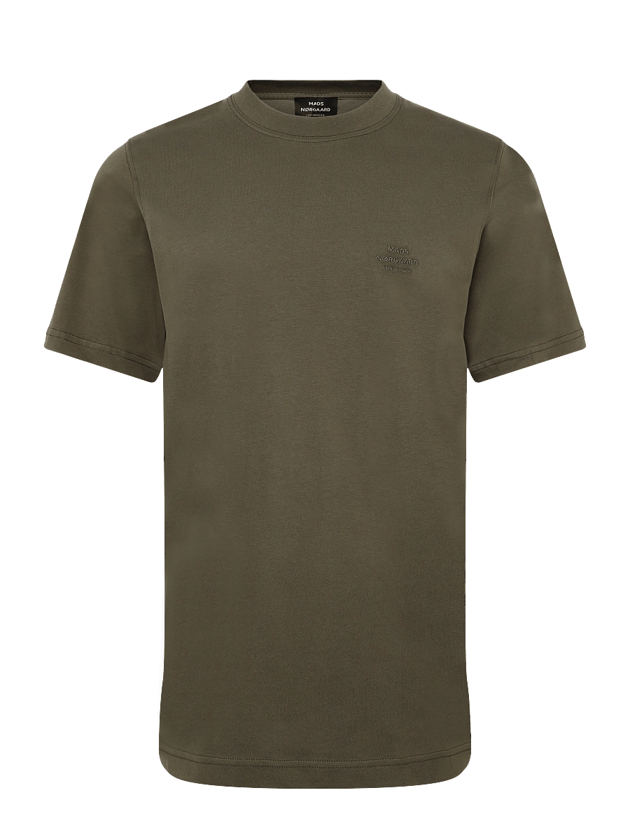 Mads Nørgaard - Cotton Jersey Frode Logo Tee FAV - lühikeste varrukatega t-särgid - tarmac - 1