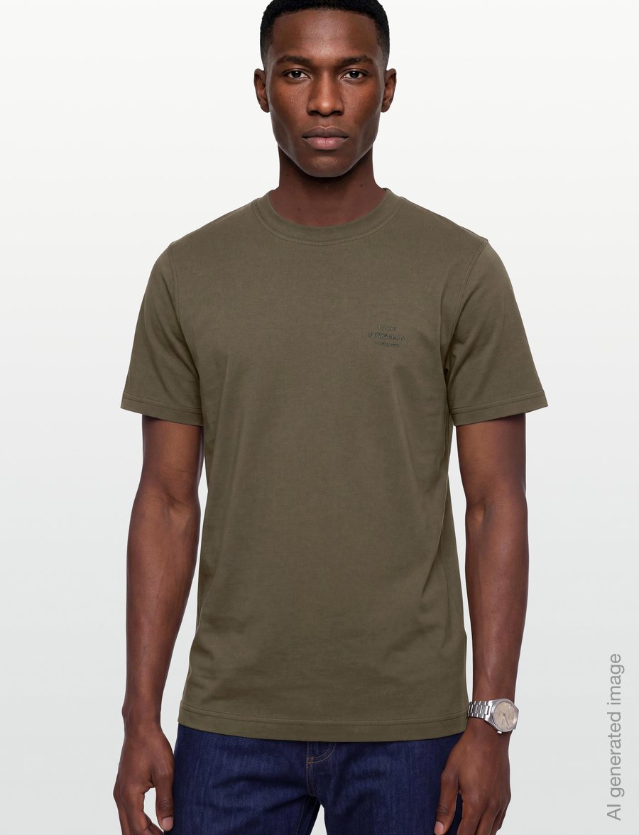 Mads Nørgaard - Cotton Jersey Frode Logo Tee FAV - lühikeste varrukatega t-särgid - tarmac - 3