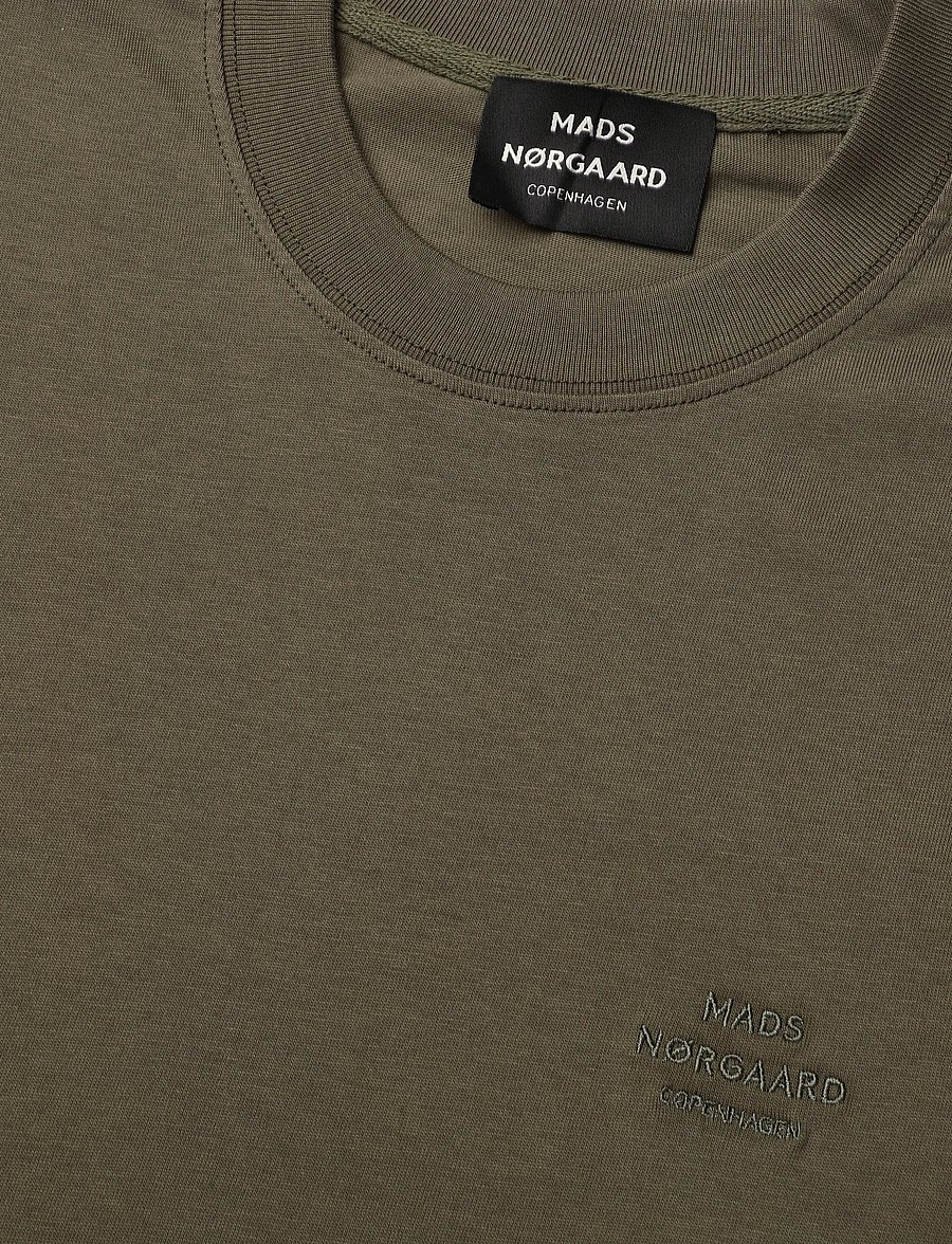 Mads Nørgaard - Cotton Jersey Frode Logo Tee FAV - lühikeste varrukatega t-särgid - tarmac - 5