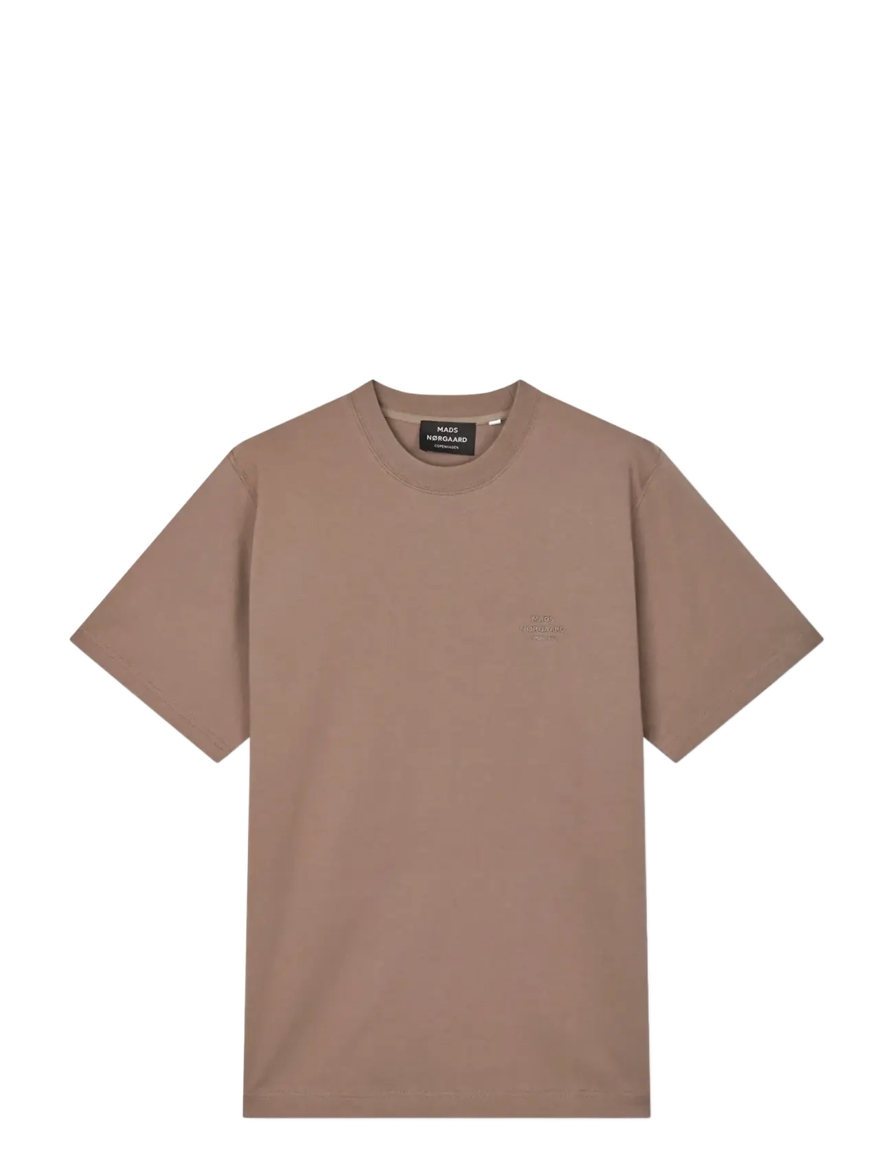 Mads Nørgaard Cotton Jersey Frode Logo Tee FAV - T-särgid - WALNUT / brown