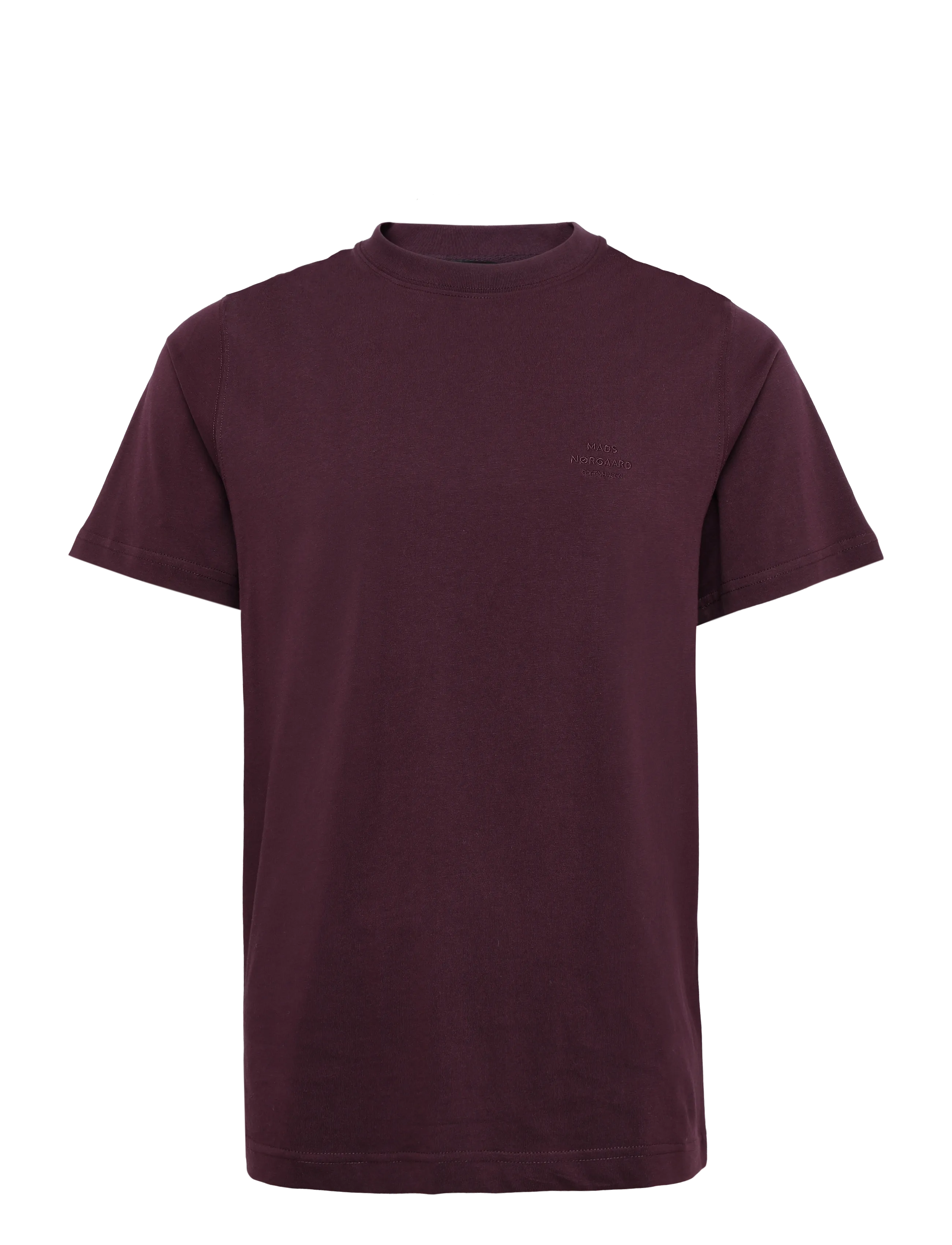 Mads Nørgaard Cotton Jersey Frode Logo Tee FAV - T-särgid - WINETASTING / burgundy