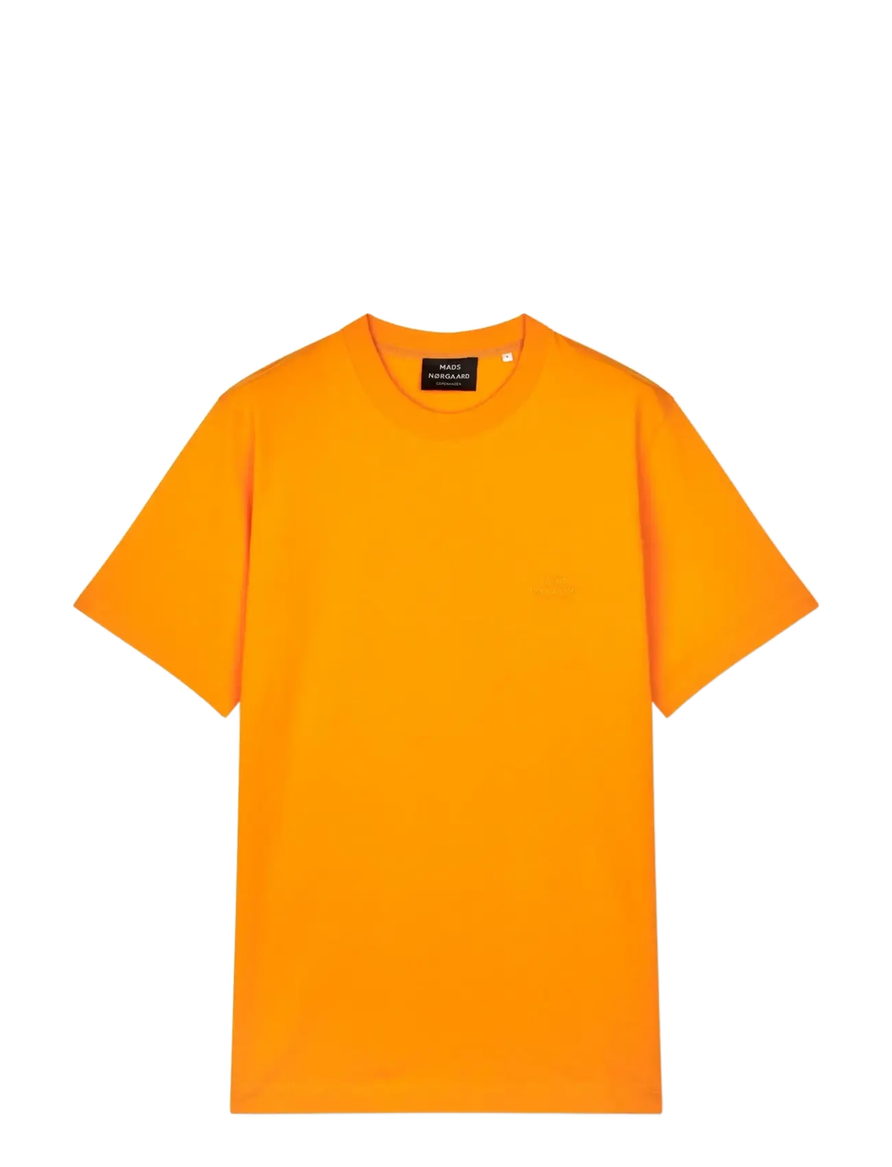 Mads Nørgaard - Cotton Jersey Frode Logo Tee FAV - kortærmede t-shirts - zinnia - 1