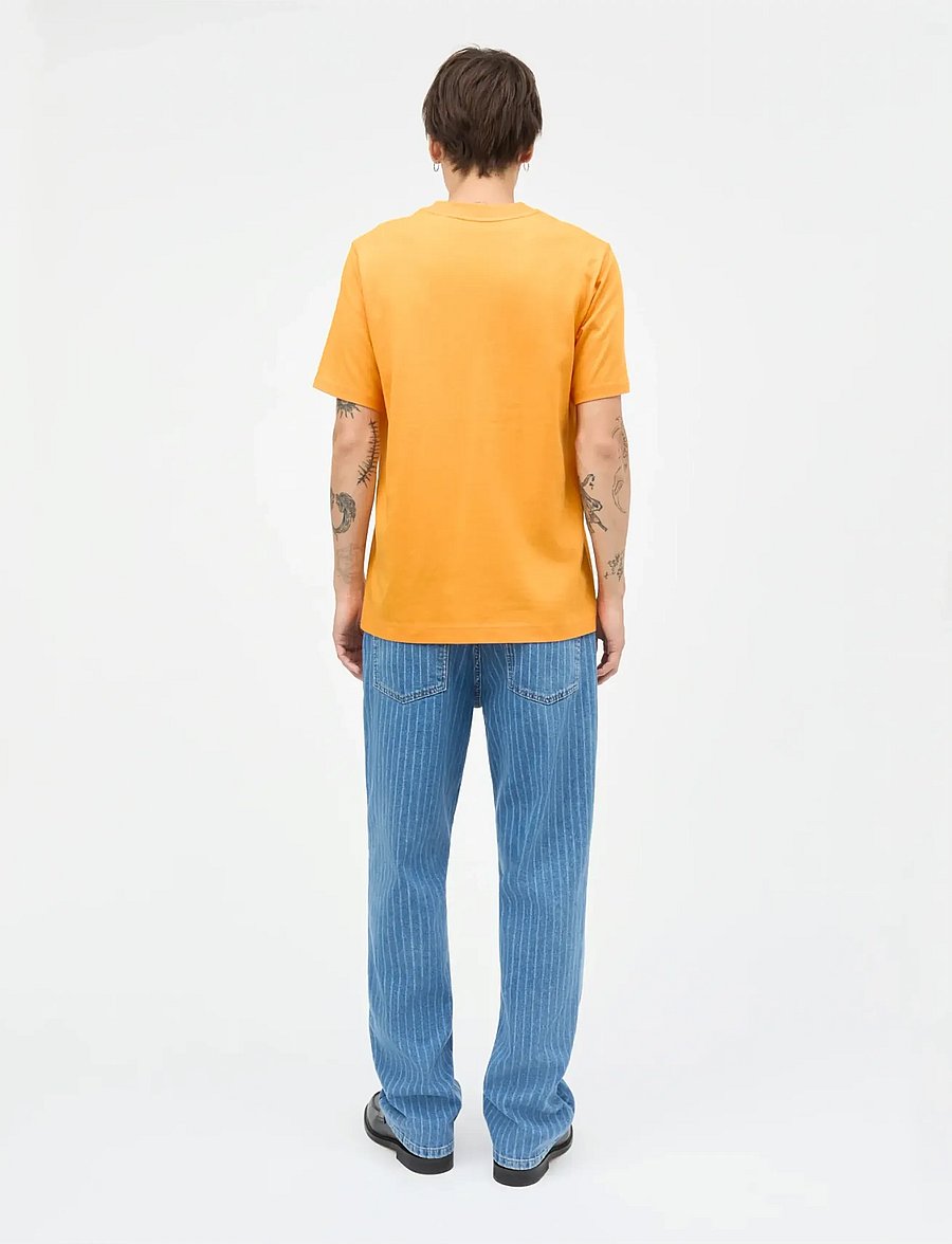Mads Nørgaard - Cotton Jersey Frode Logo Tee FAV - kurzärmelige t-shirts - zinnia - 2
