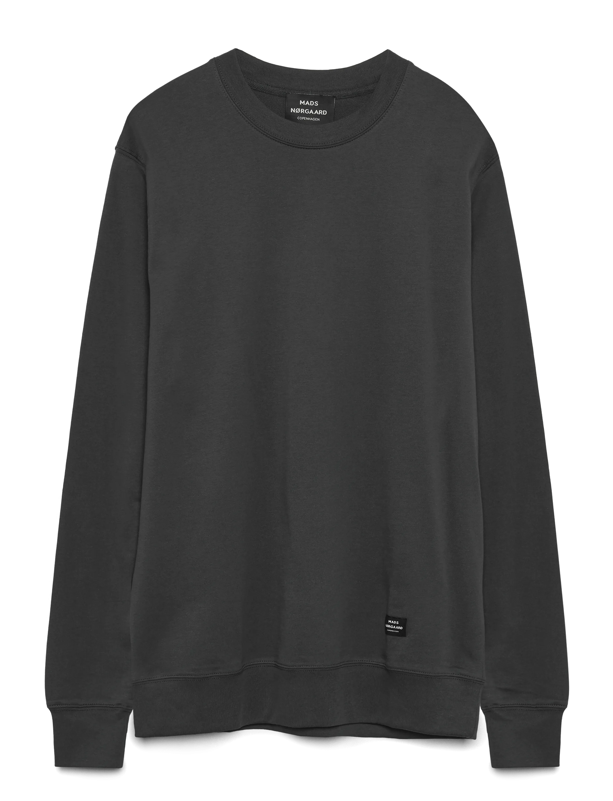 Mads Nørgaard Light Terry Asker Sweat, S, Sweatshirts & Hoodies, Grau - Sweatshirts, Männerswear