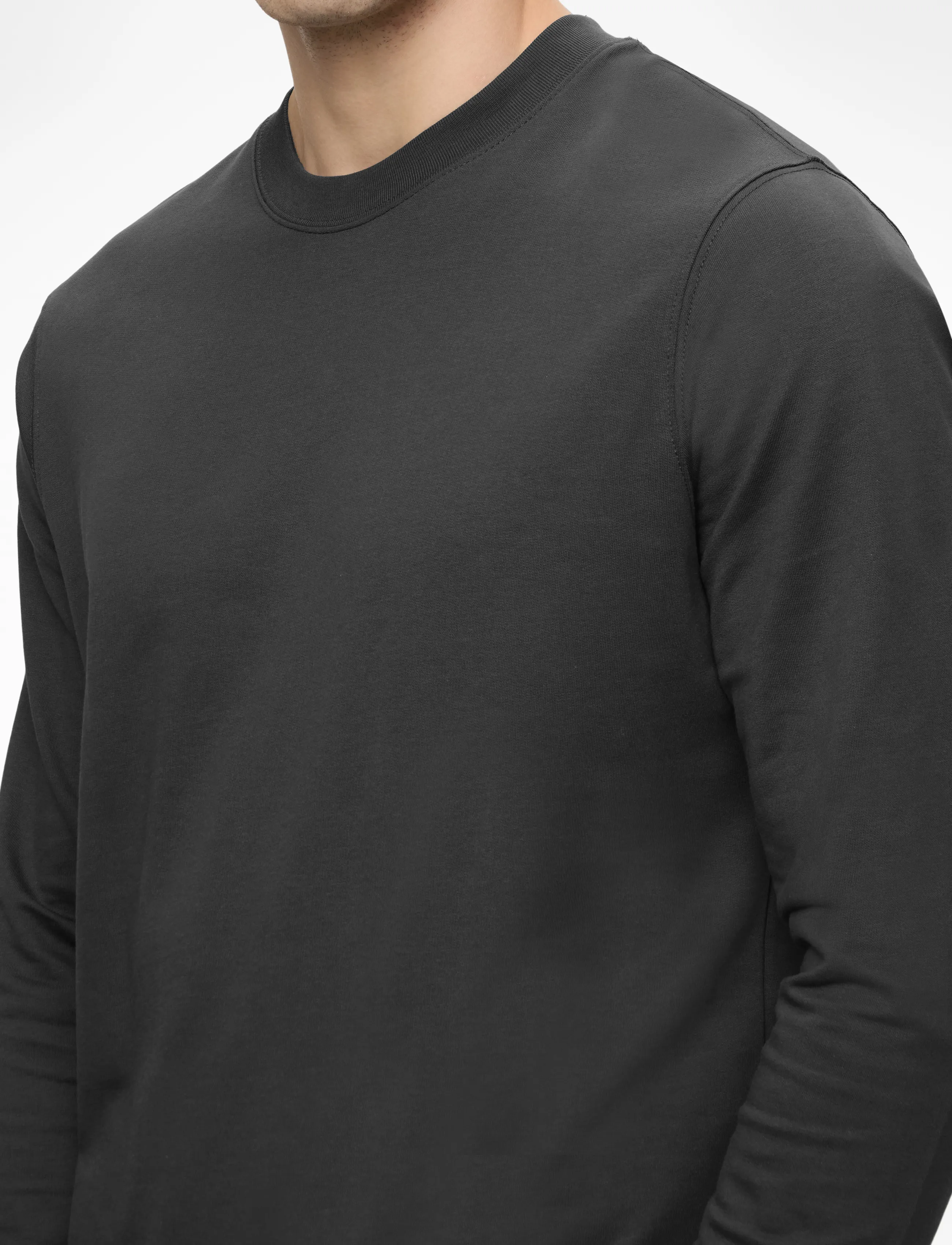 Mads Nørgaard Light Terry Asker Sweat sweatshirts herr – bild 7