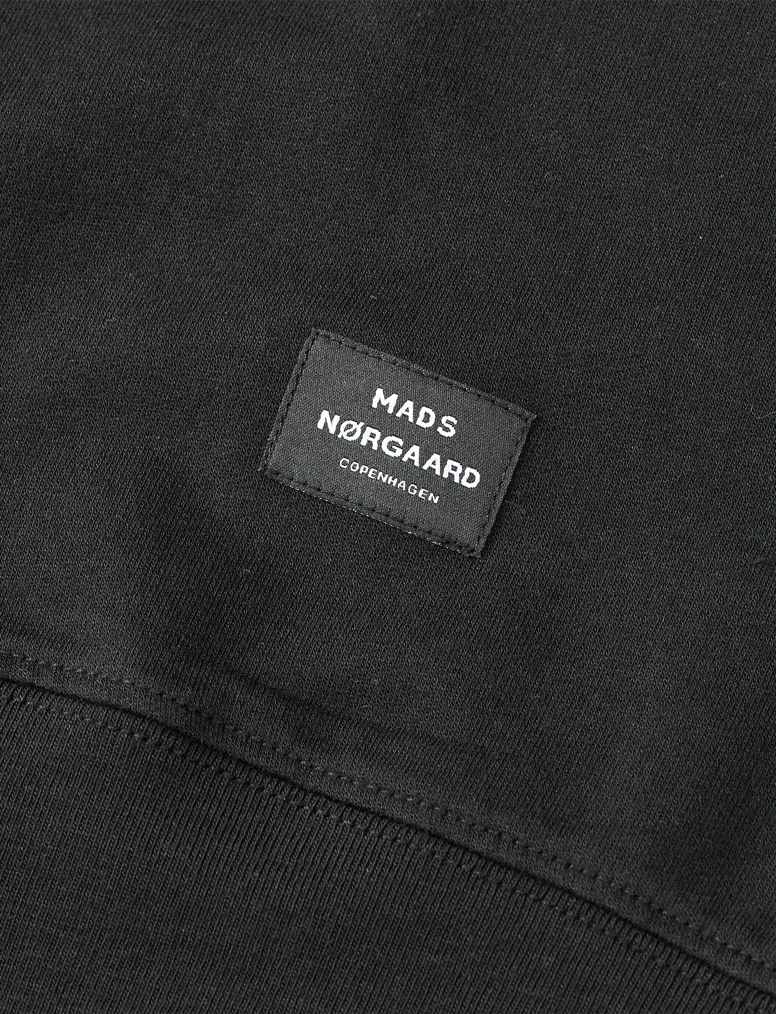 Mads Nørgaard - Light Terry Asker Sweat - dressipluusid - black - 1