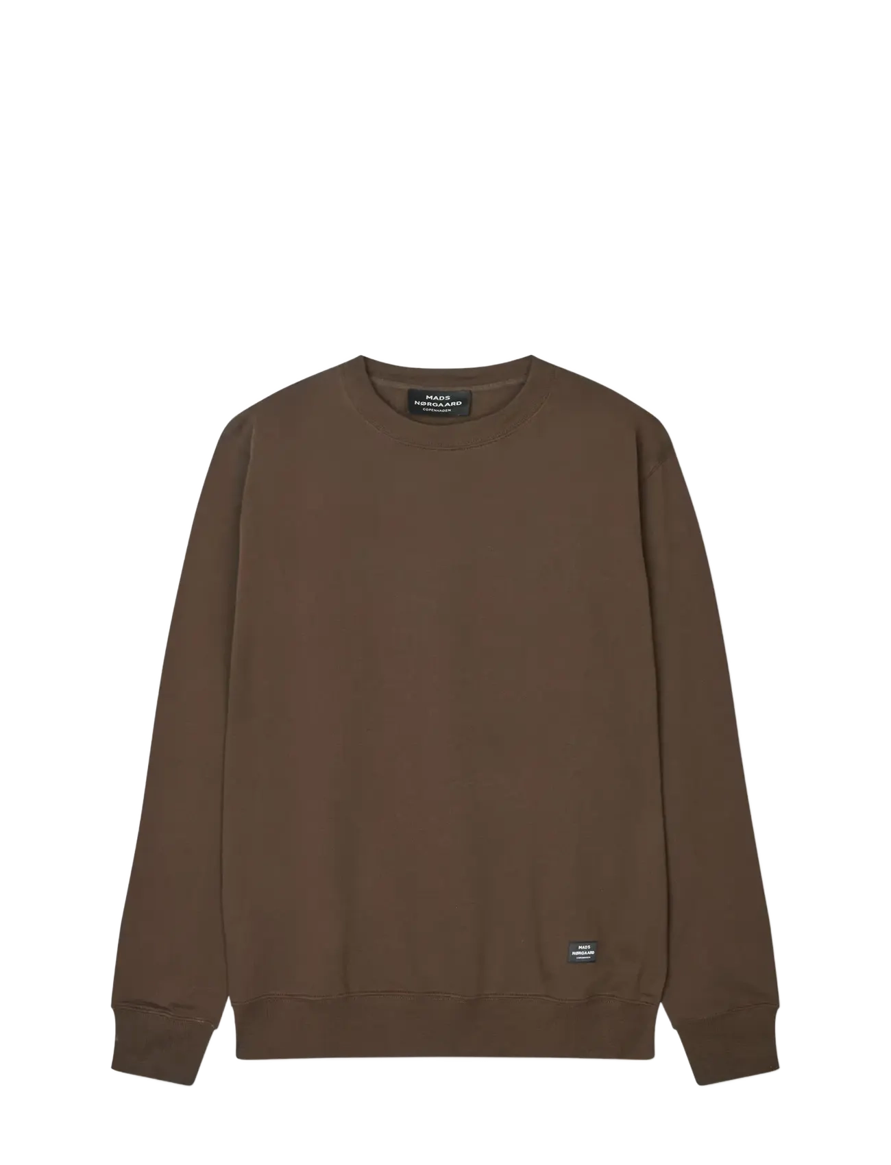 Mads Nørgaard Light Terry Asker Sweat - Mads Nørgaard - DEMITASSE / brown