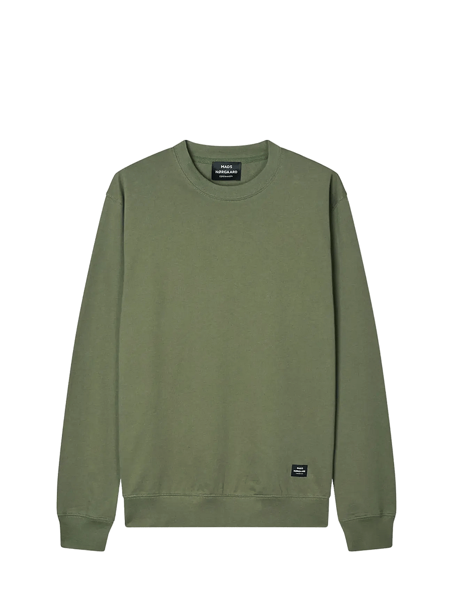 Mads Nørgaard - Light Terry Asker Sweat - iepirkties noteiktam pasākumam - four leaf clover - 0