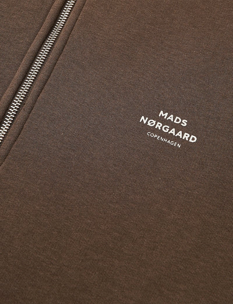 Mads Nørgaard - Standard Half Zip Logo Sweat - nach anlass kaufen - demitasse - 1