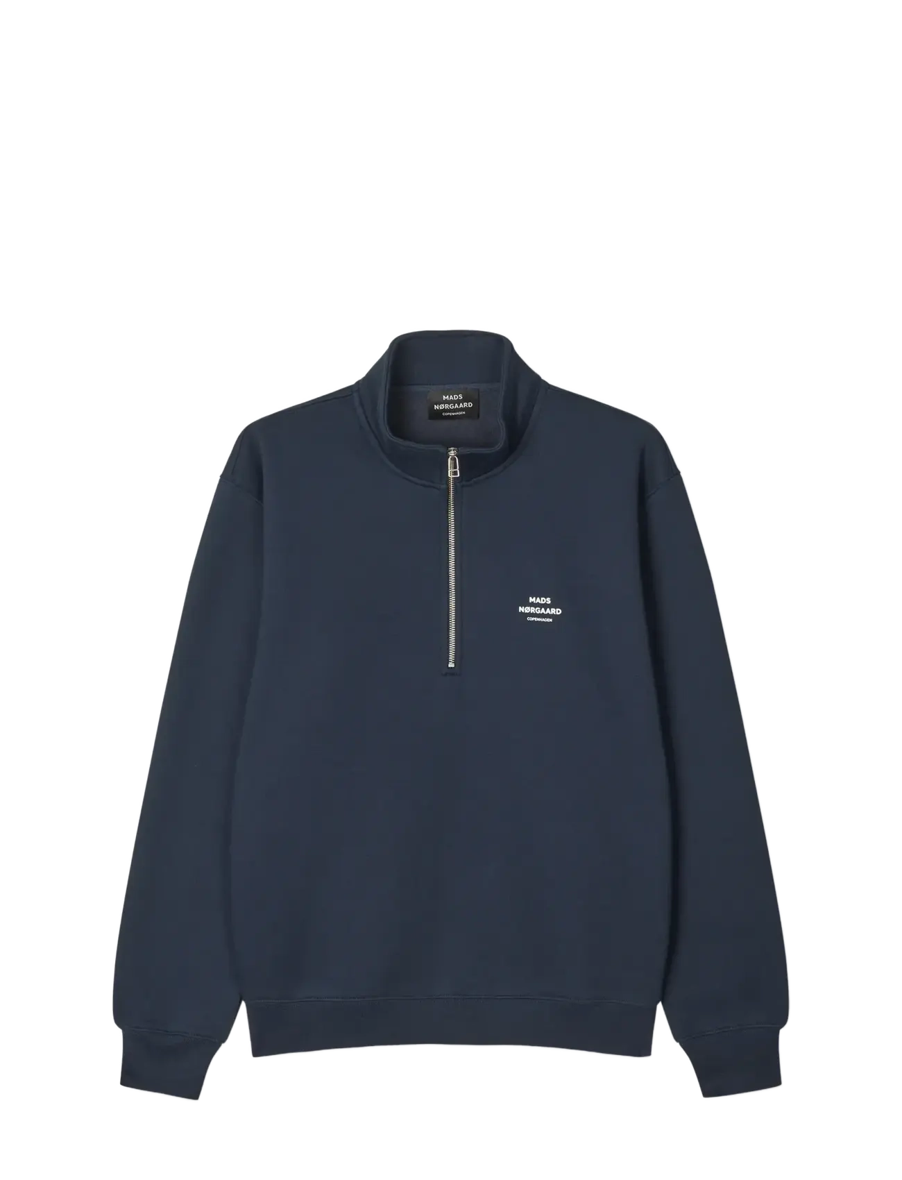 Mads Nørgaard - Standard Half Zip Logo Sweat - shop efter anledning - parisian night - 0