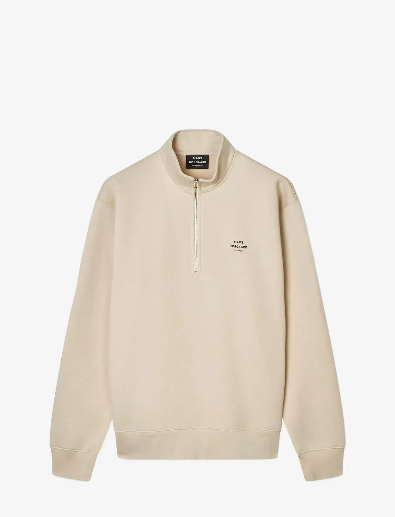 Mads Nørgaard - Standard Half Zip Logo Sweat - shoppa efter tillfälle - rainy day - 0