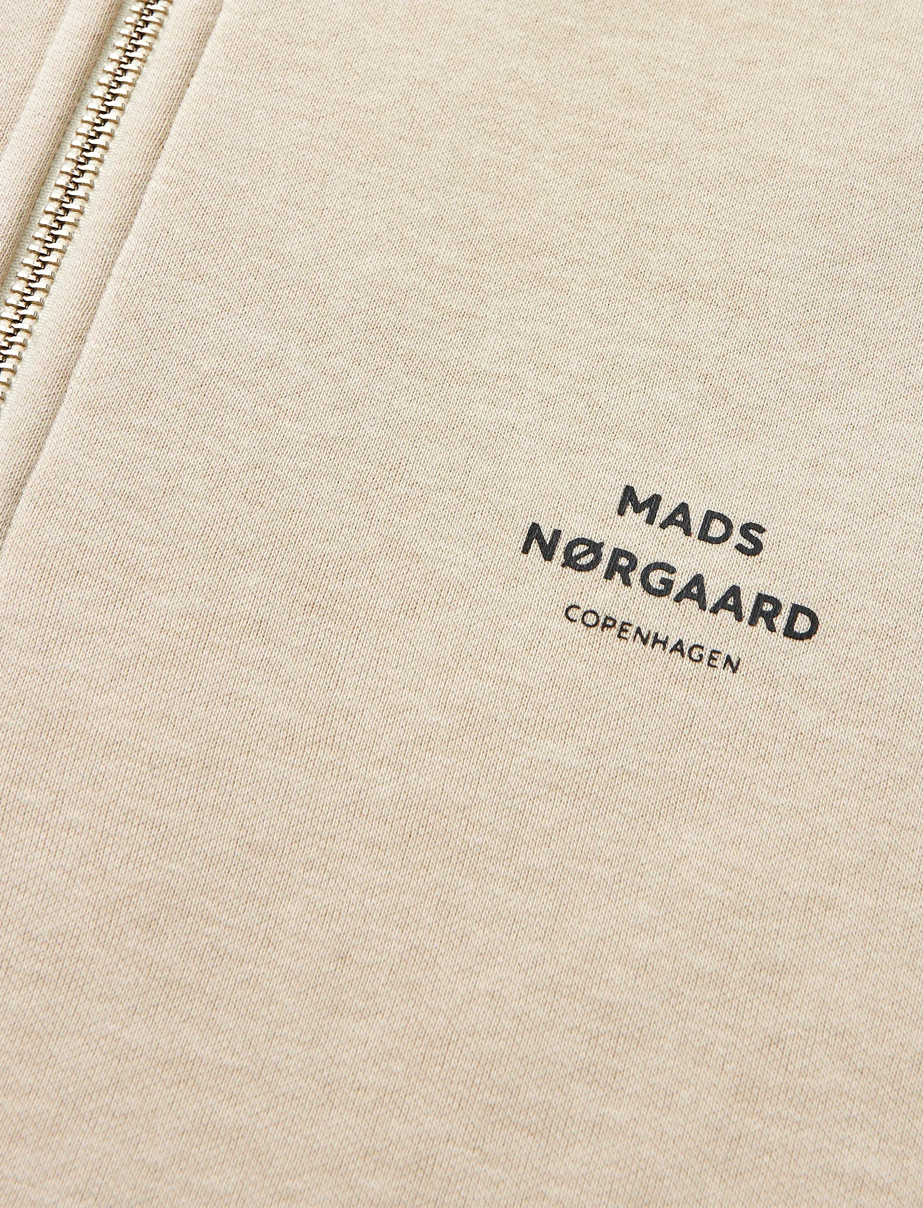 Mads Nørgaard - Standard Half Zip Logo Sweat - nach anlass kaufen - rainy day - 1