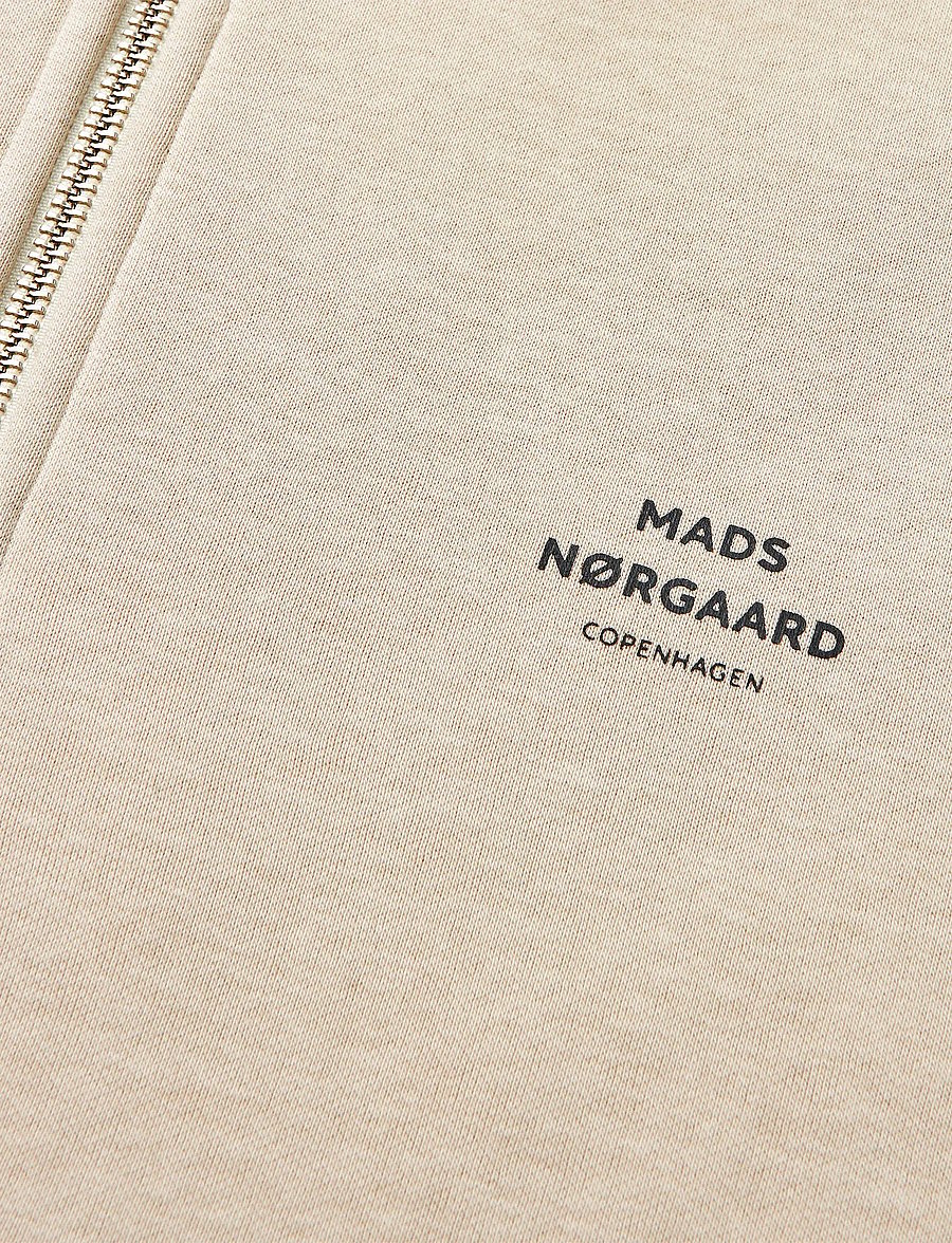 Mads Nørgaard - Standard Half Zip Logo Sweat - nach anlass kaufen - rainy day - 1