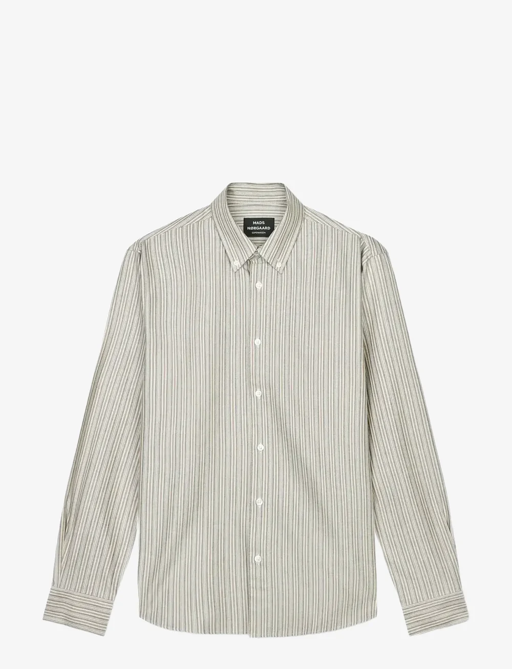 Mads Nørgaard - Cotton Oxford Sune Stripe Shirt BD FAV - striped shirts - parisian night/beech - 1