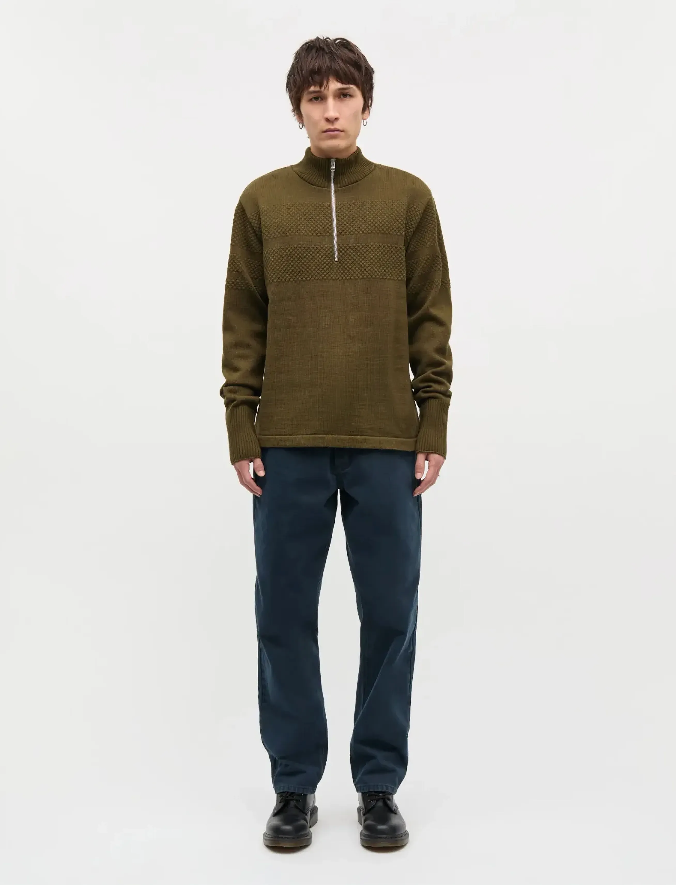 Wool Klemens Half Zip Knit