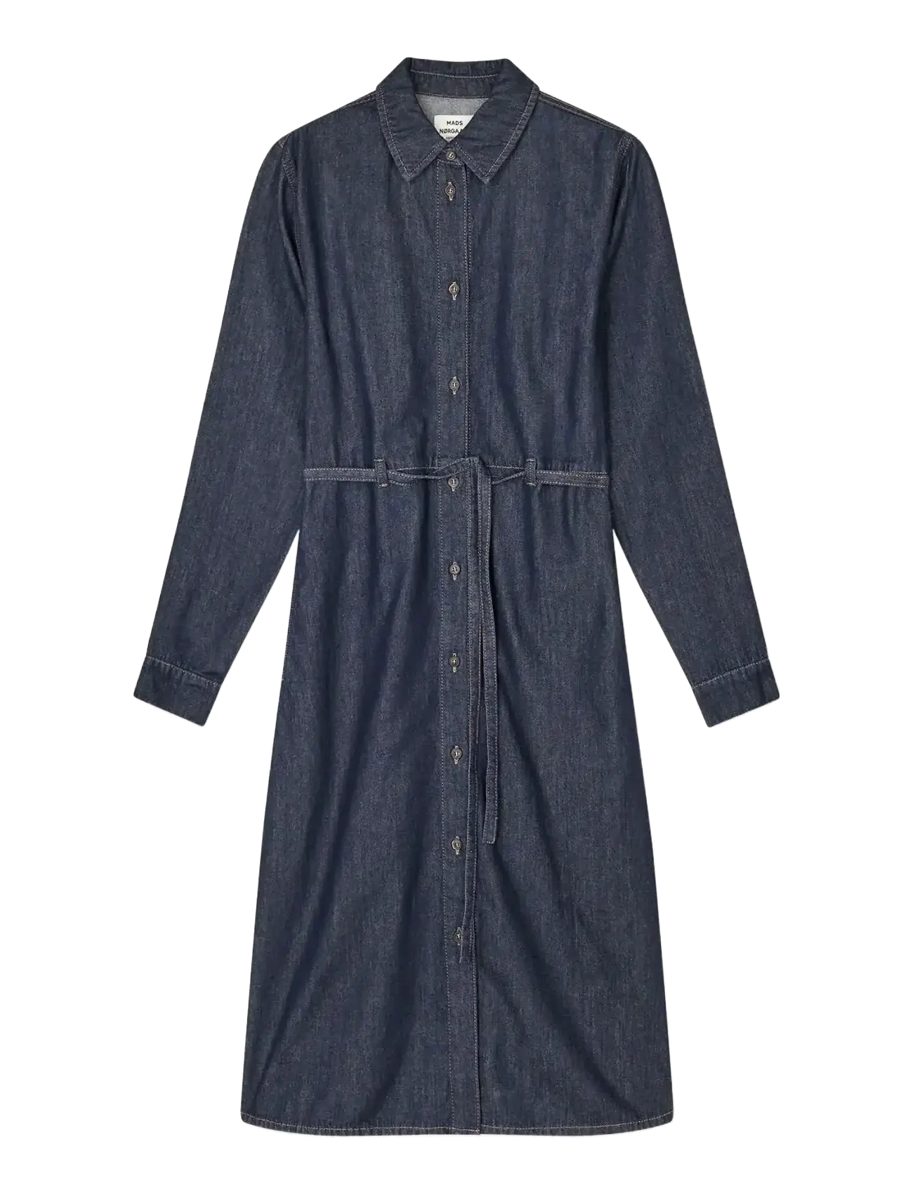 Mads Nørgaard Cosy Denim Svanil Dress - Denimkjoler - DARK INDIGO / navy