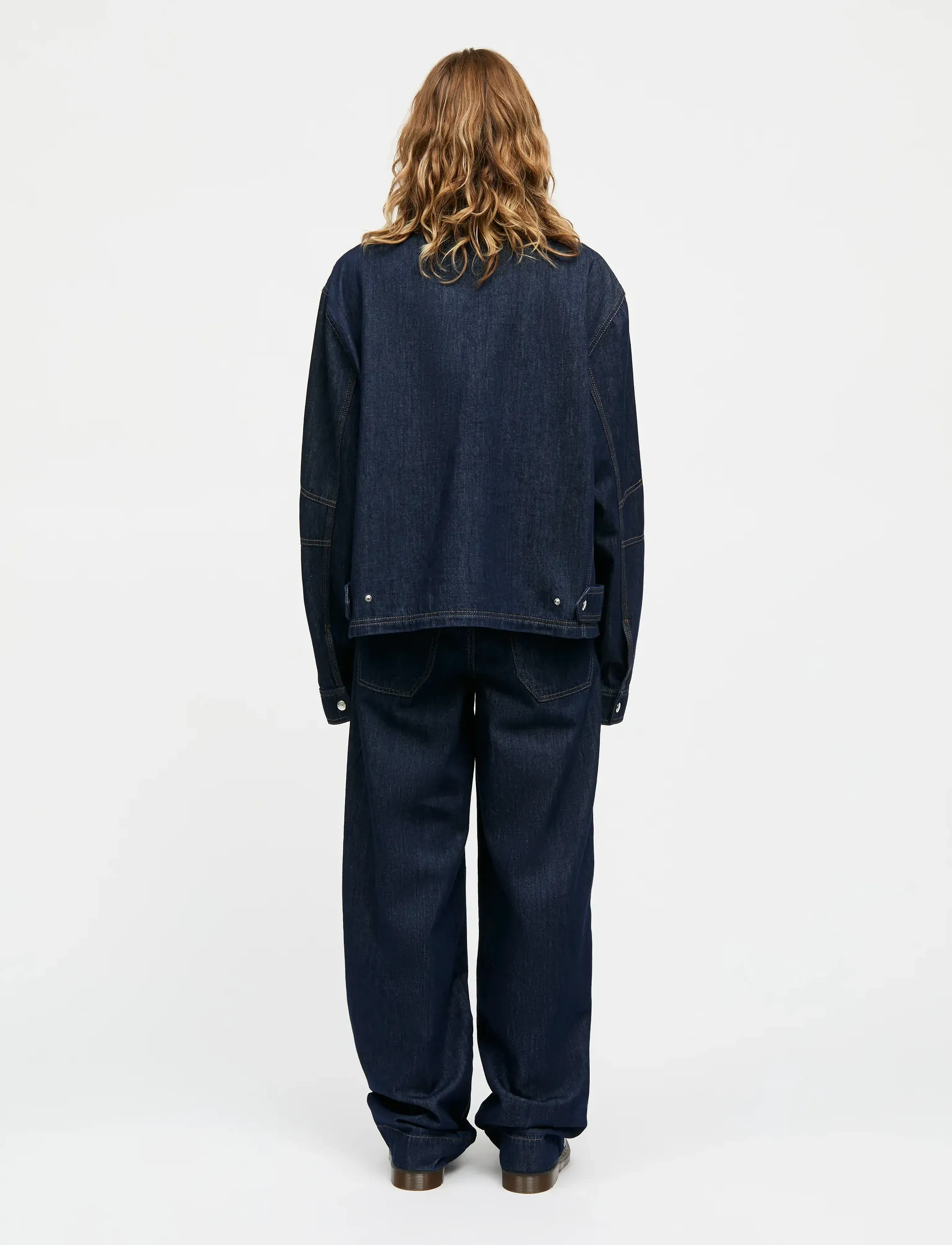 Mads Nørgaard Cosy Denim Bonnie Pants cargobyxor dam – bild 2