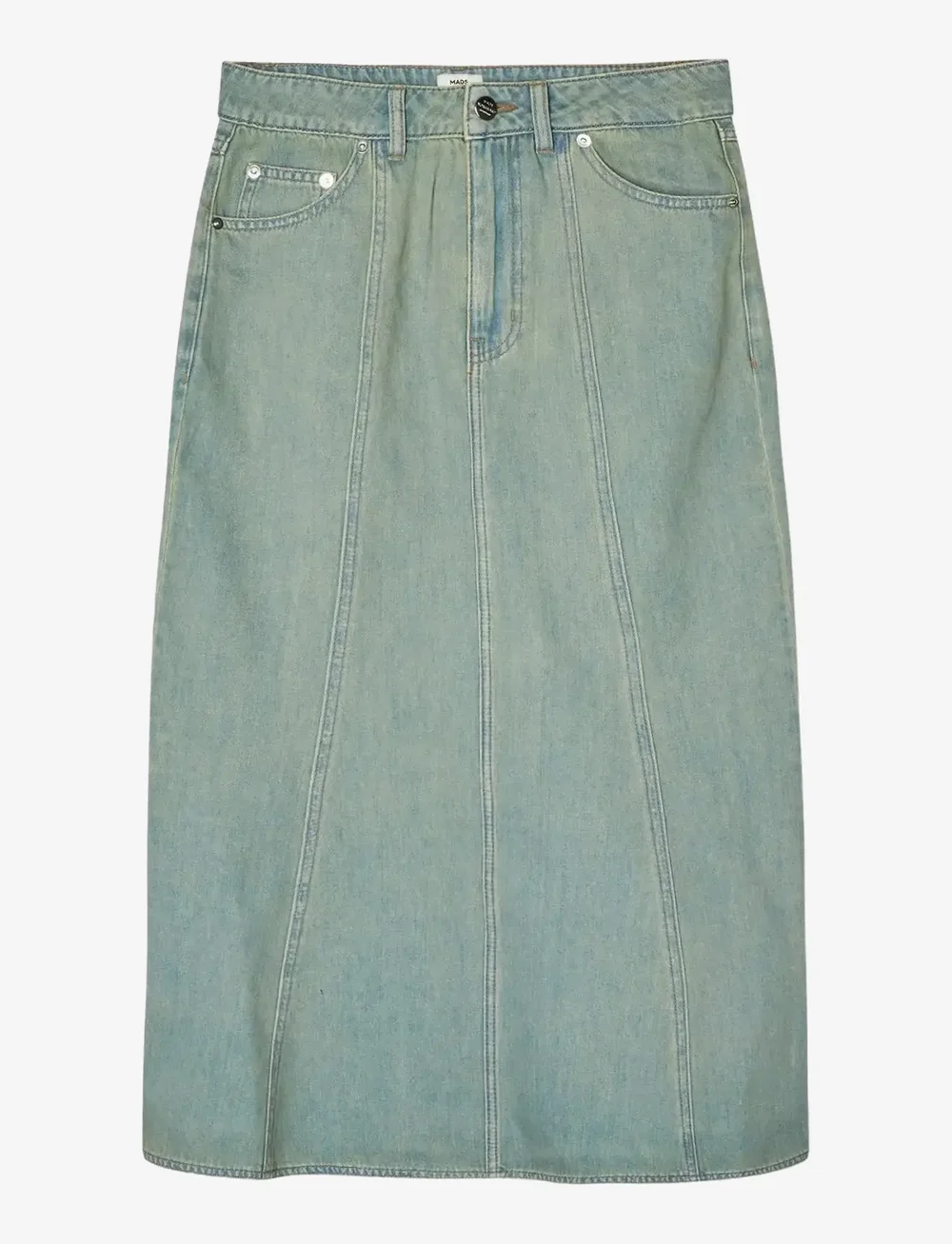 Mads Nørgaard - Cosy Denim Solan Skirt - jeansröcke - vintage blue - 1
